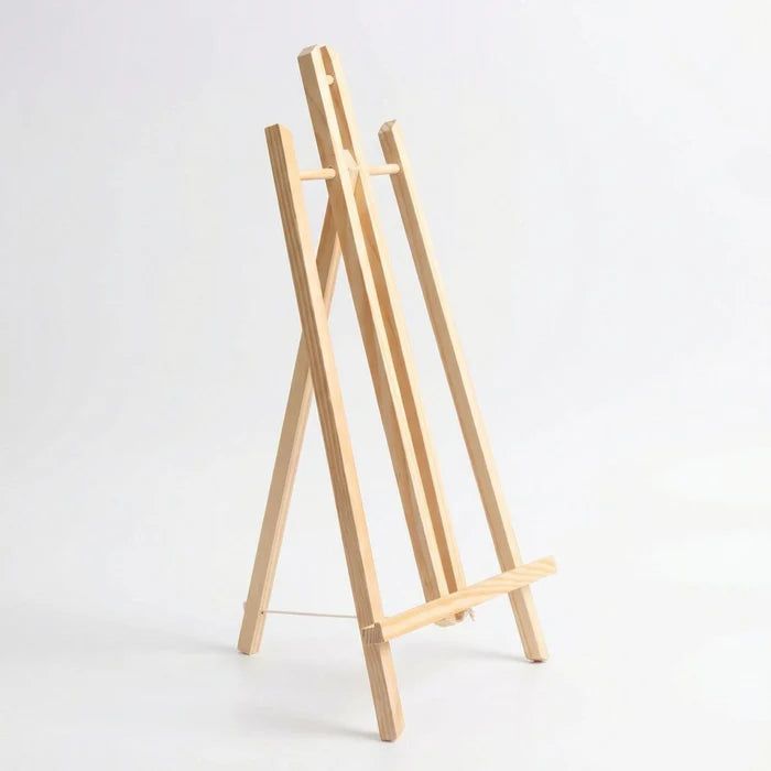 (Free Gift) Natural Wood Easel