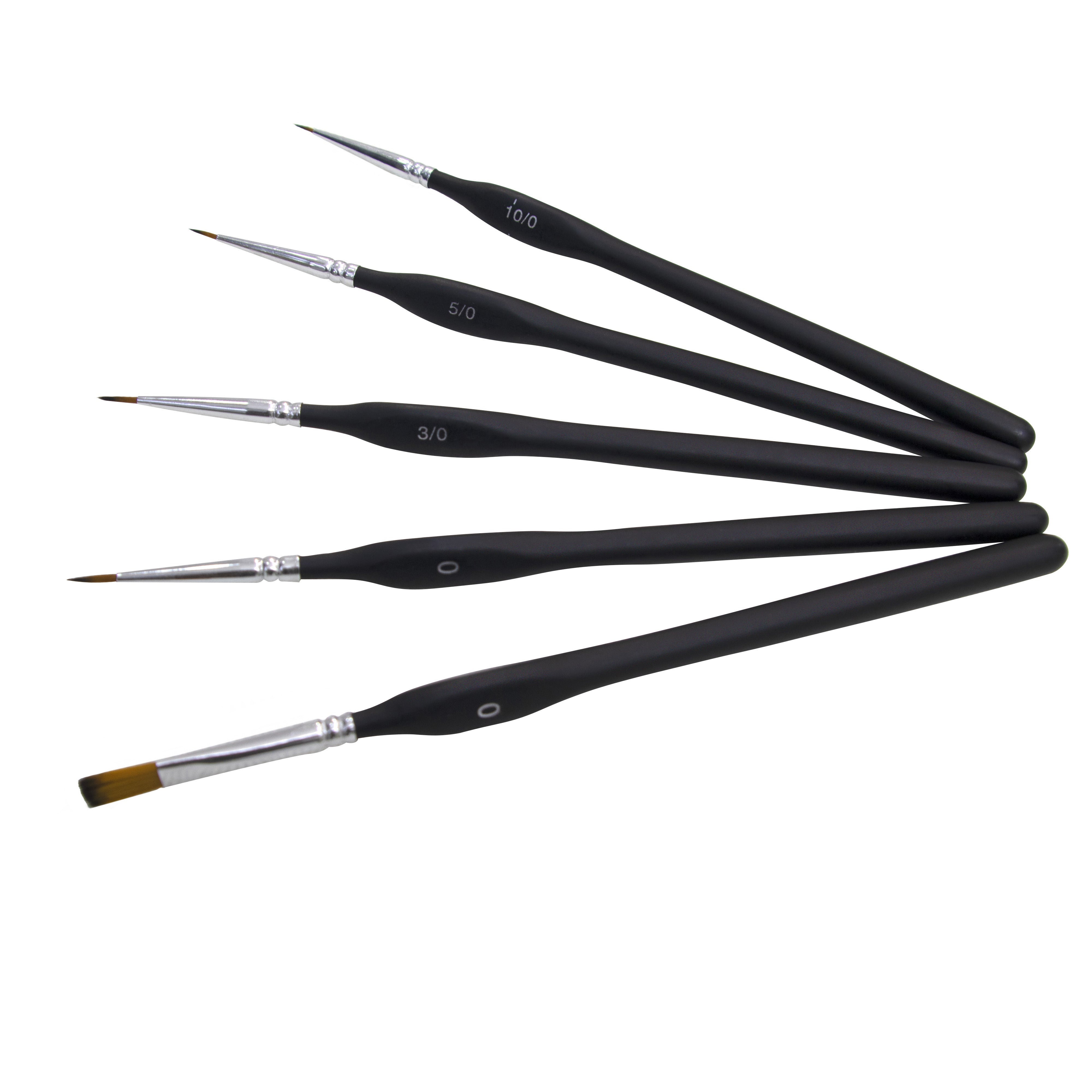 FREE 5 Detail Brushes (Different Sizes & Shapes)