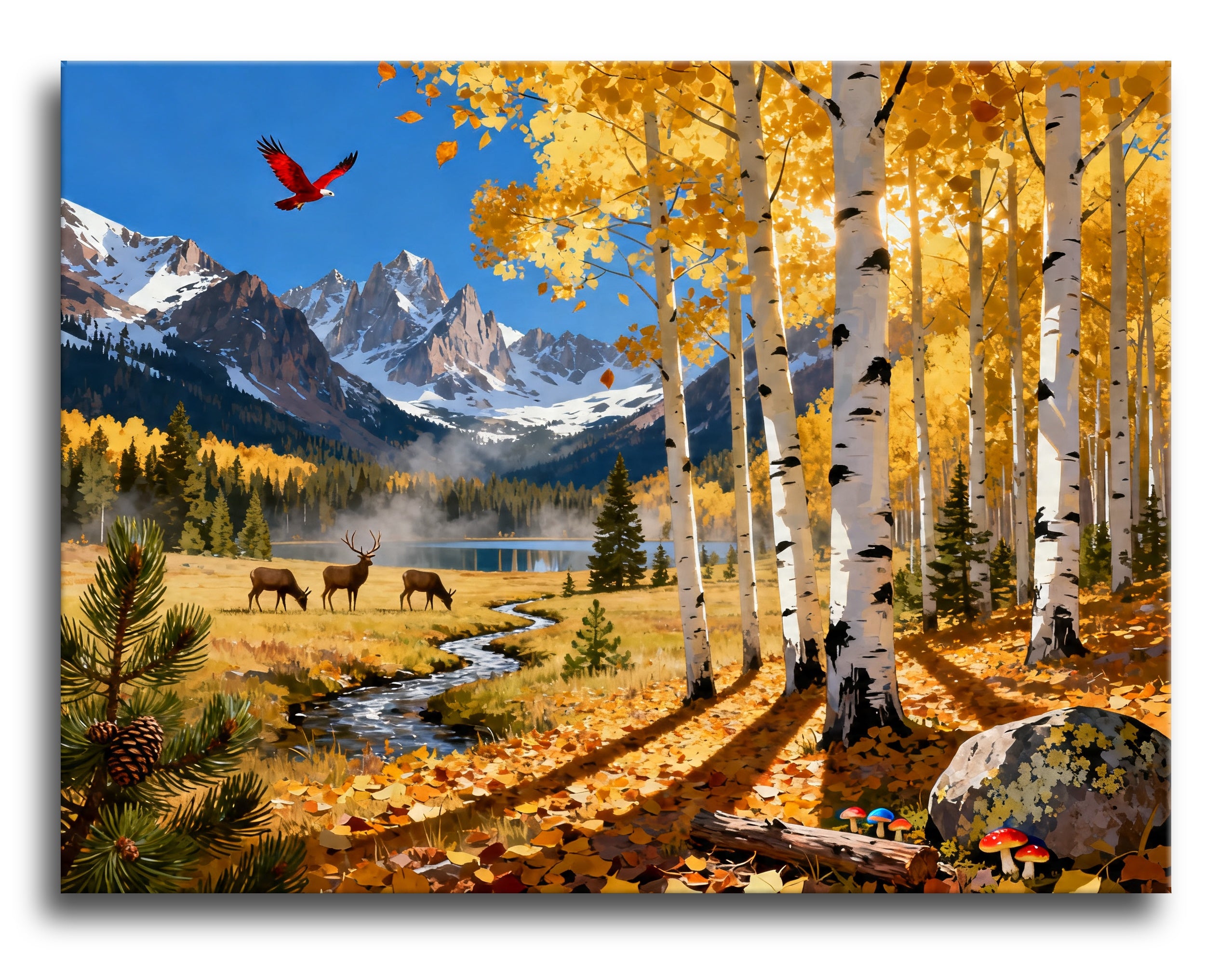 Aspen Elk Vista framed preview