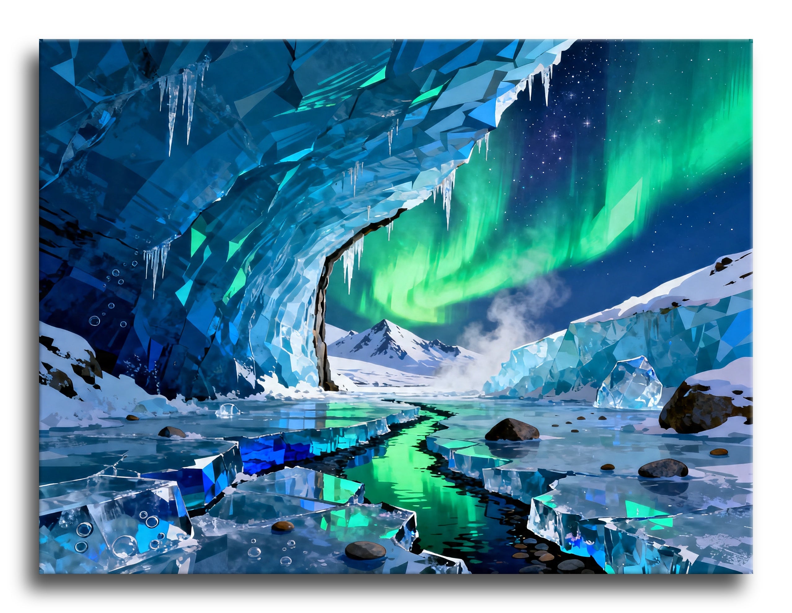 Aurora Ice Cave framed preview