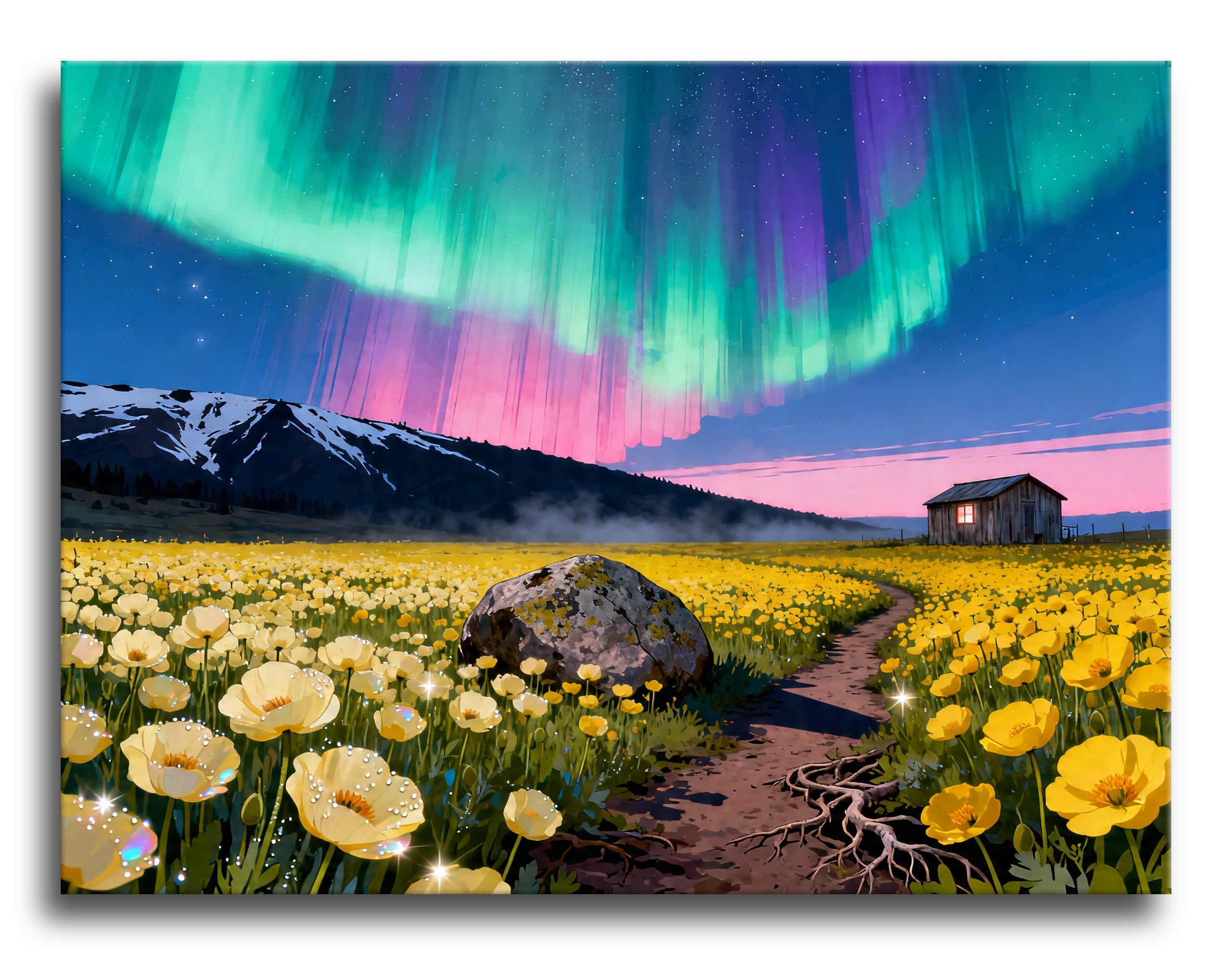 Aurora Poppy Meadow framed preview