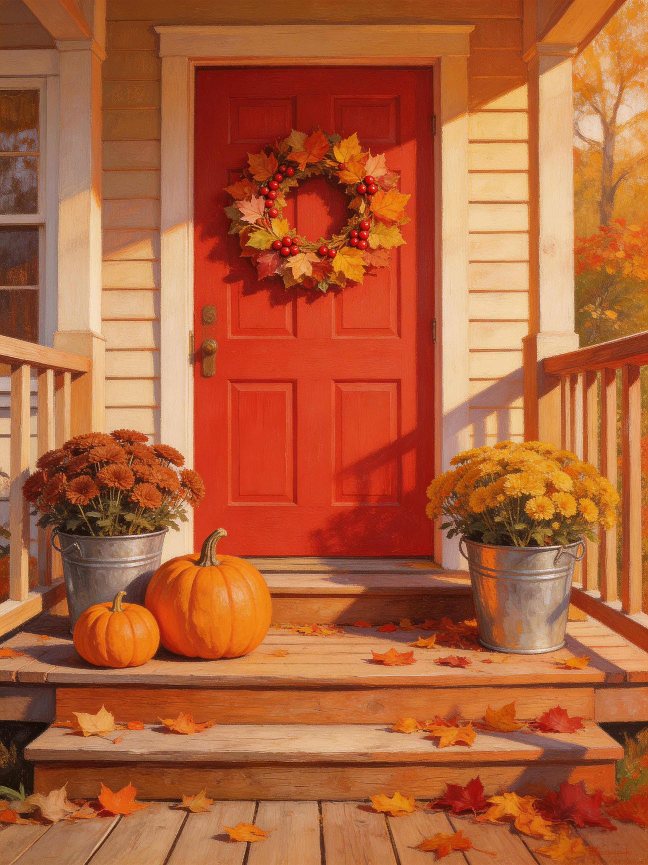 Autumn Farmhouse