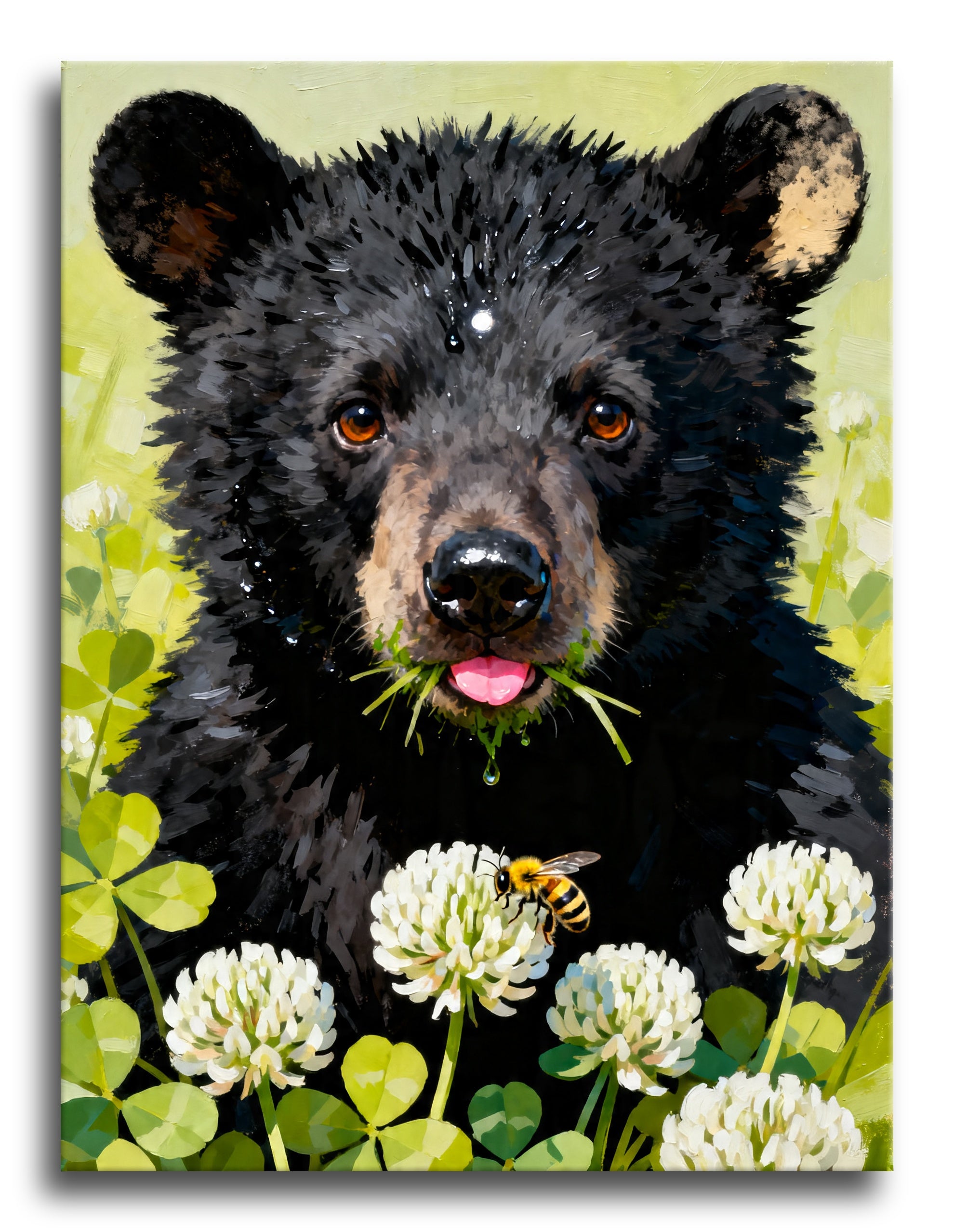 Clover Bear Cub framed preview
