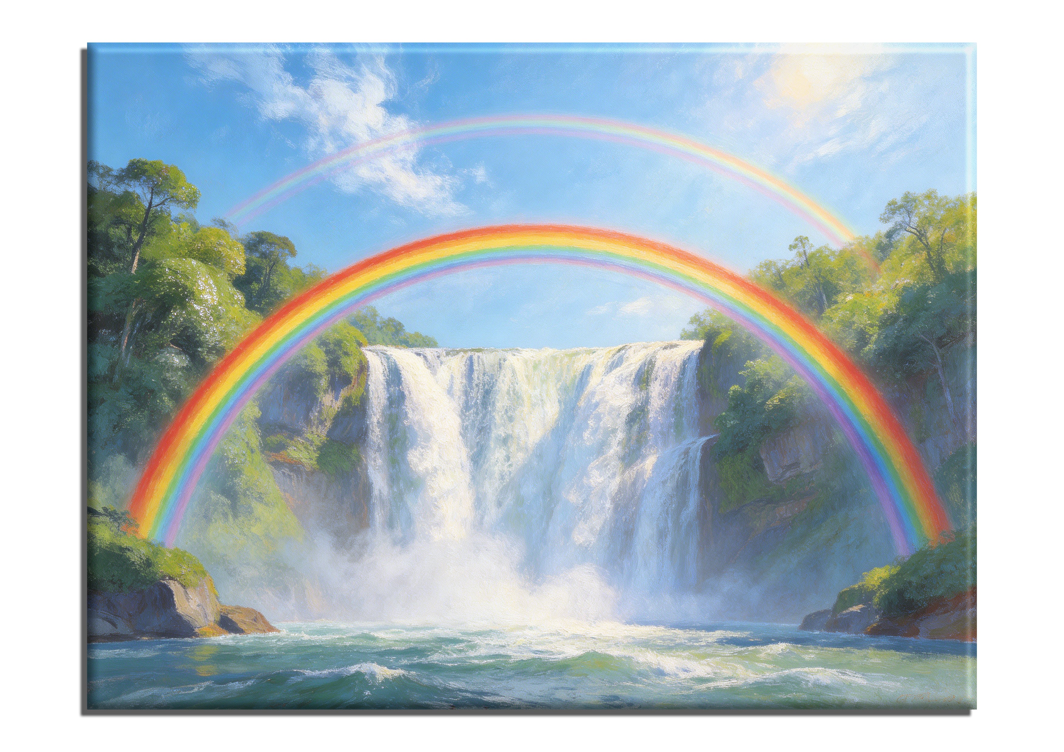 Double Rainbow Waterfall