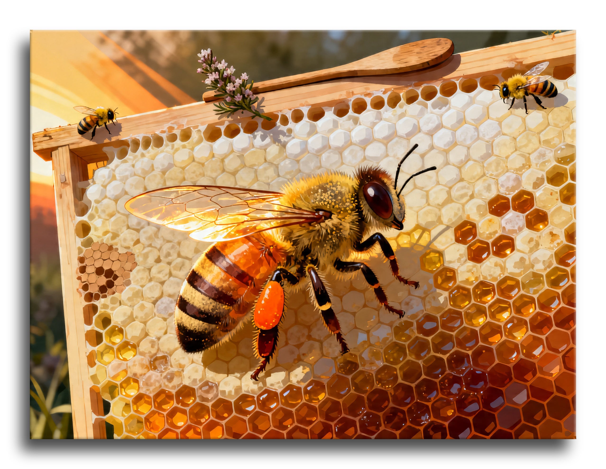 Honeycomb Haven framed preview
