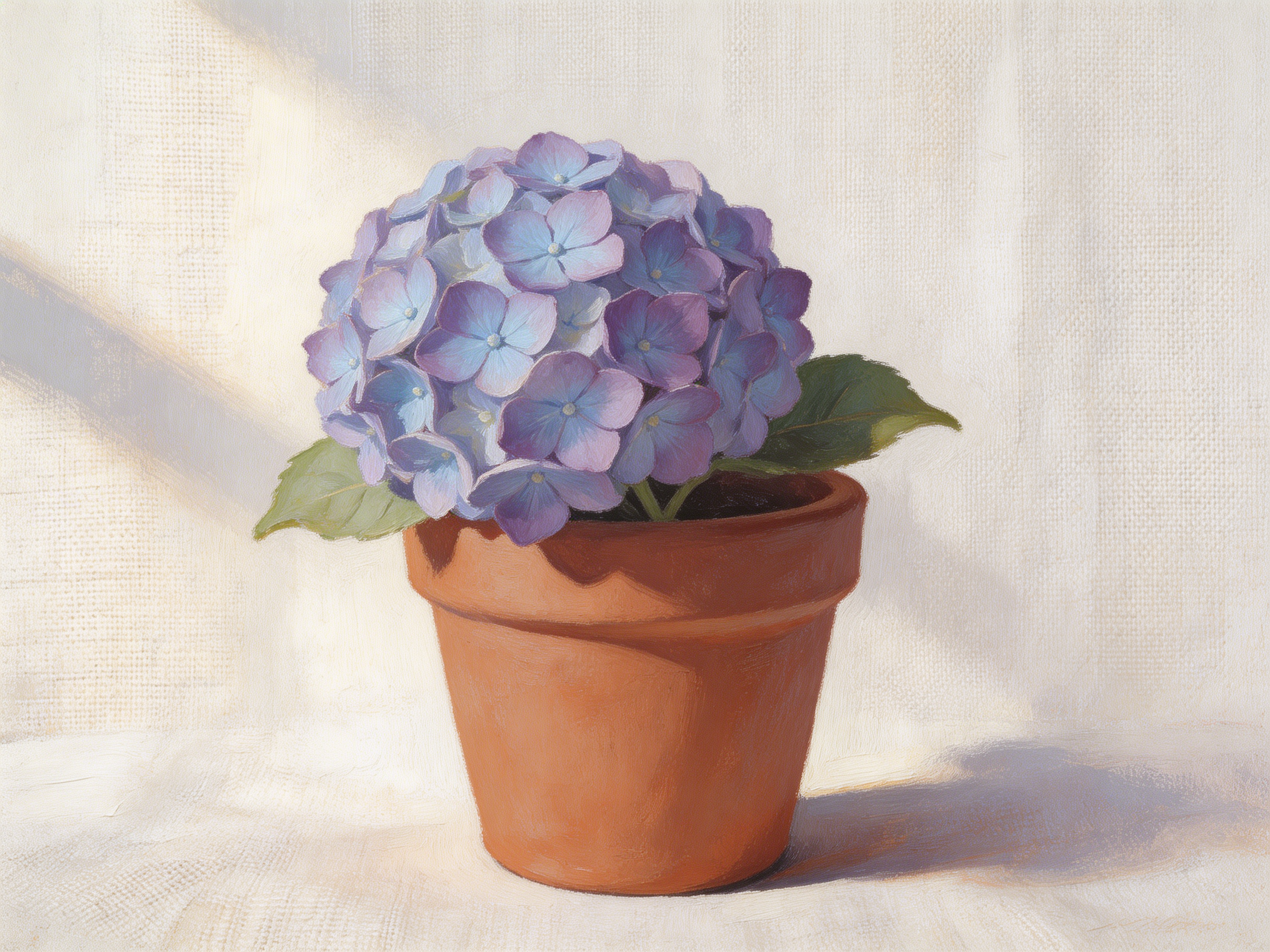 Hydrangea in Minipot