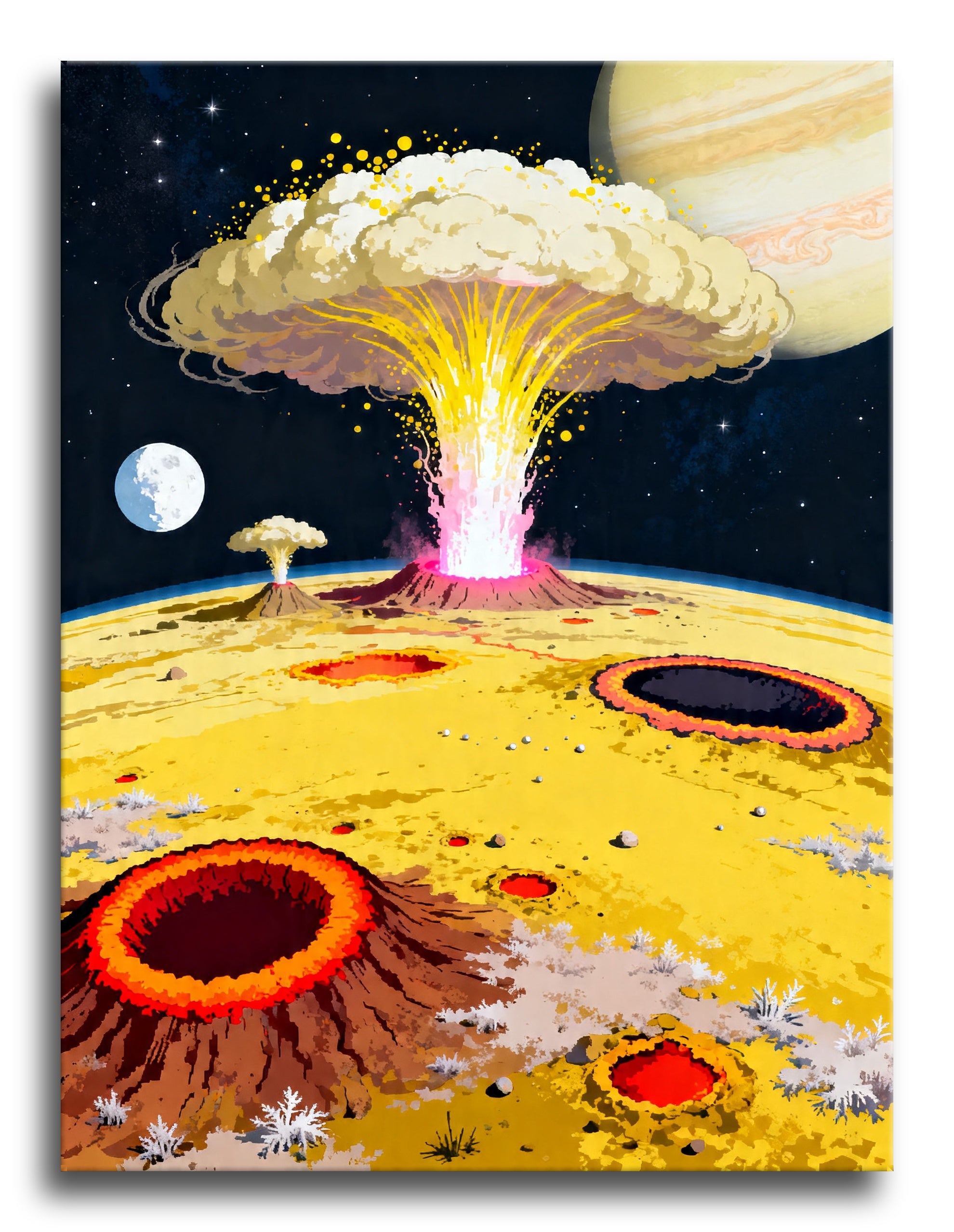 Io Volcanic Plume framed preview