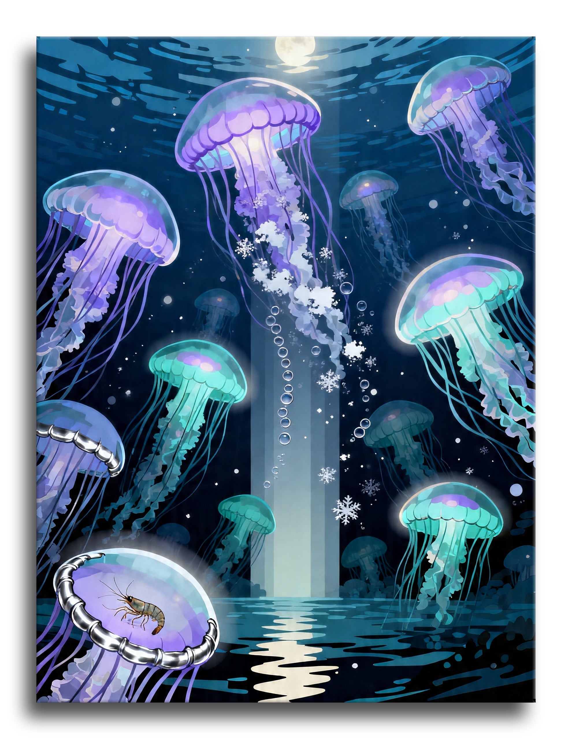 Jellyfish Ballet framed preview