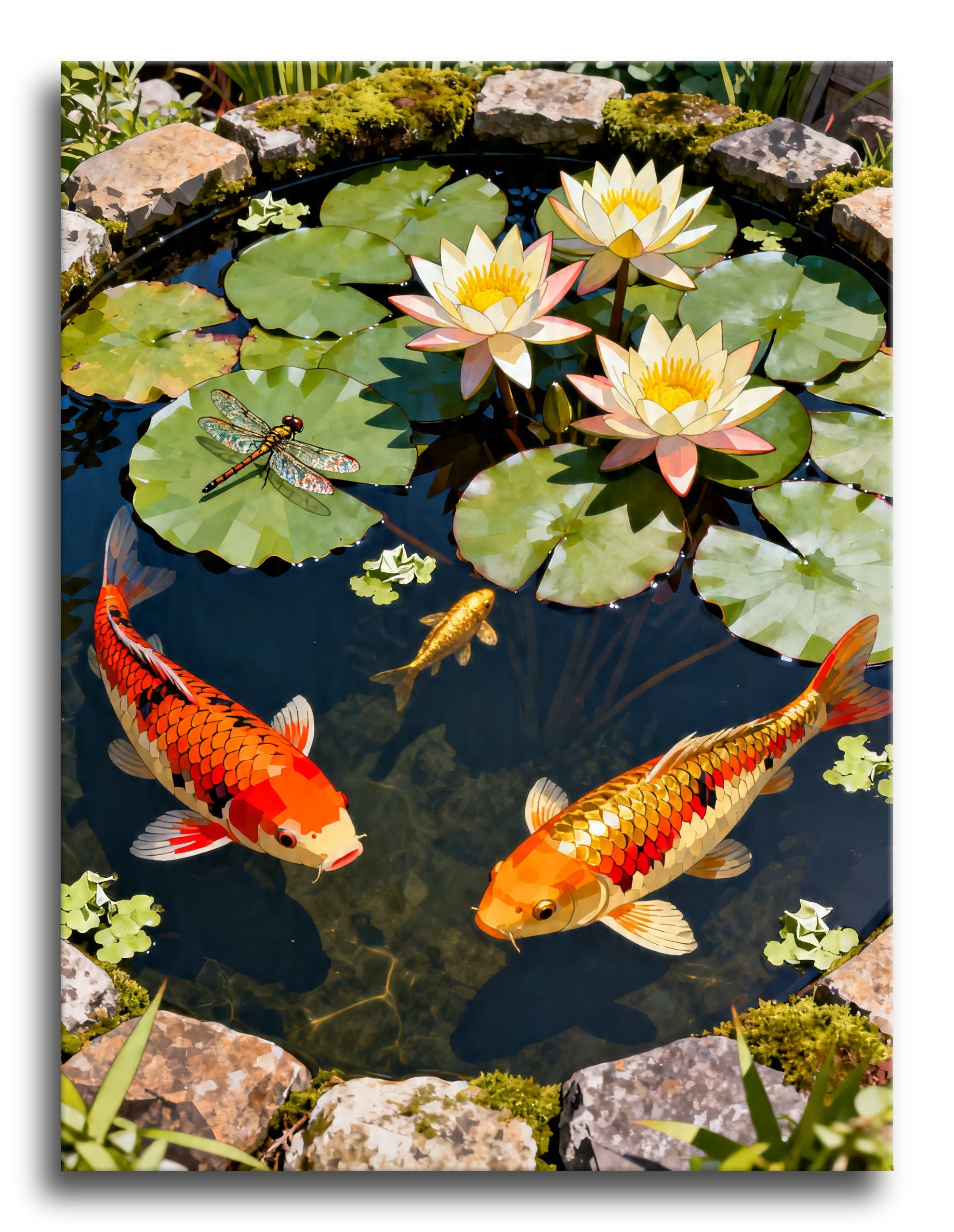 Koi Lily Pond framed preview