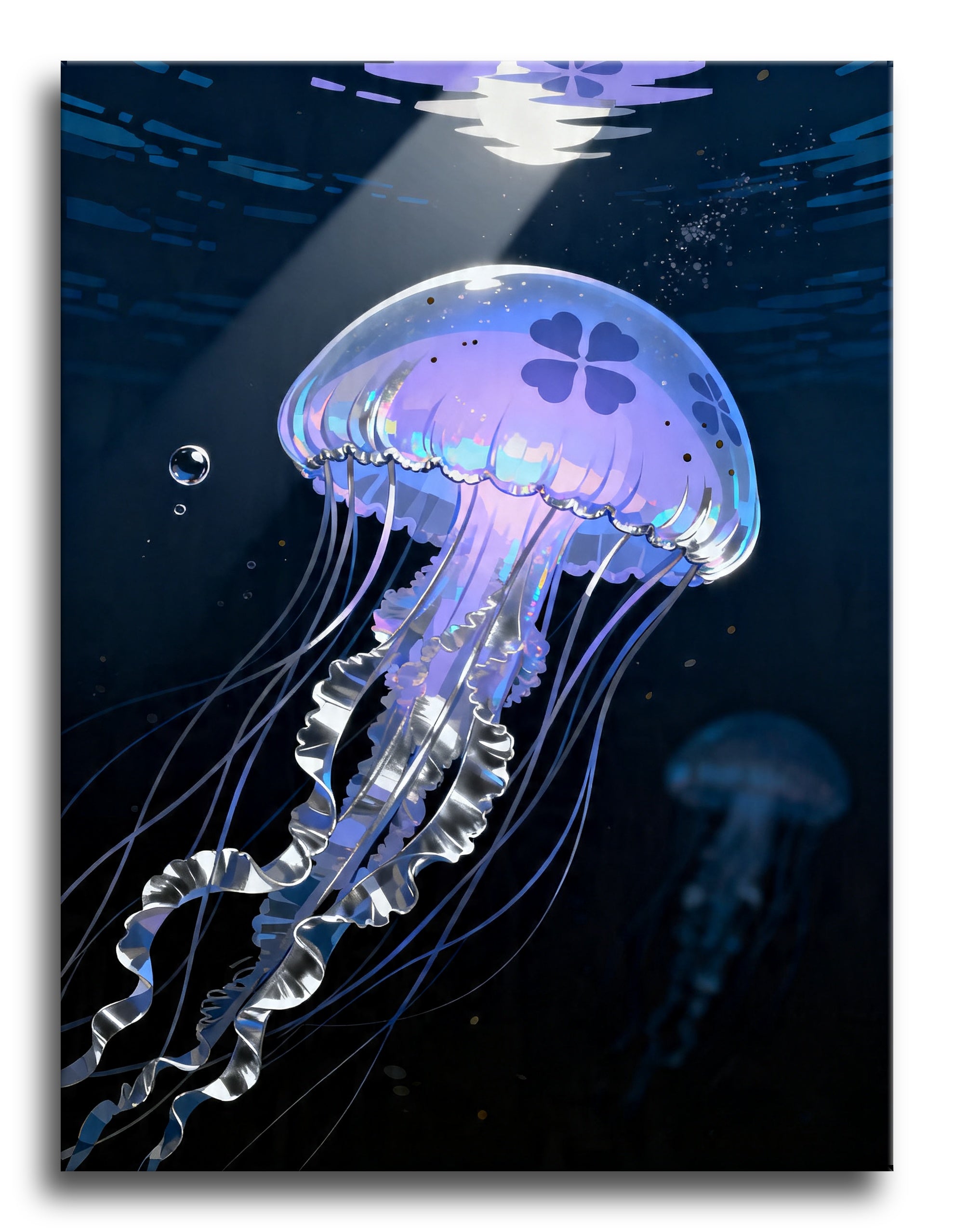 Moonlit Jellyfish framed preview