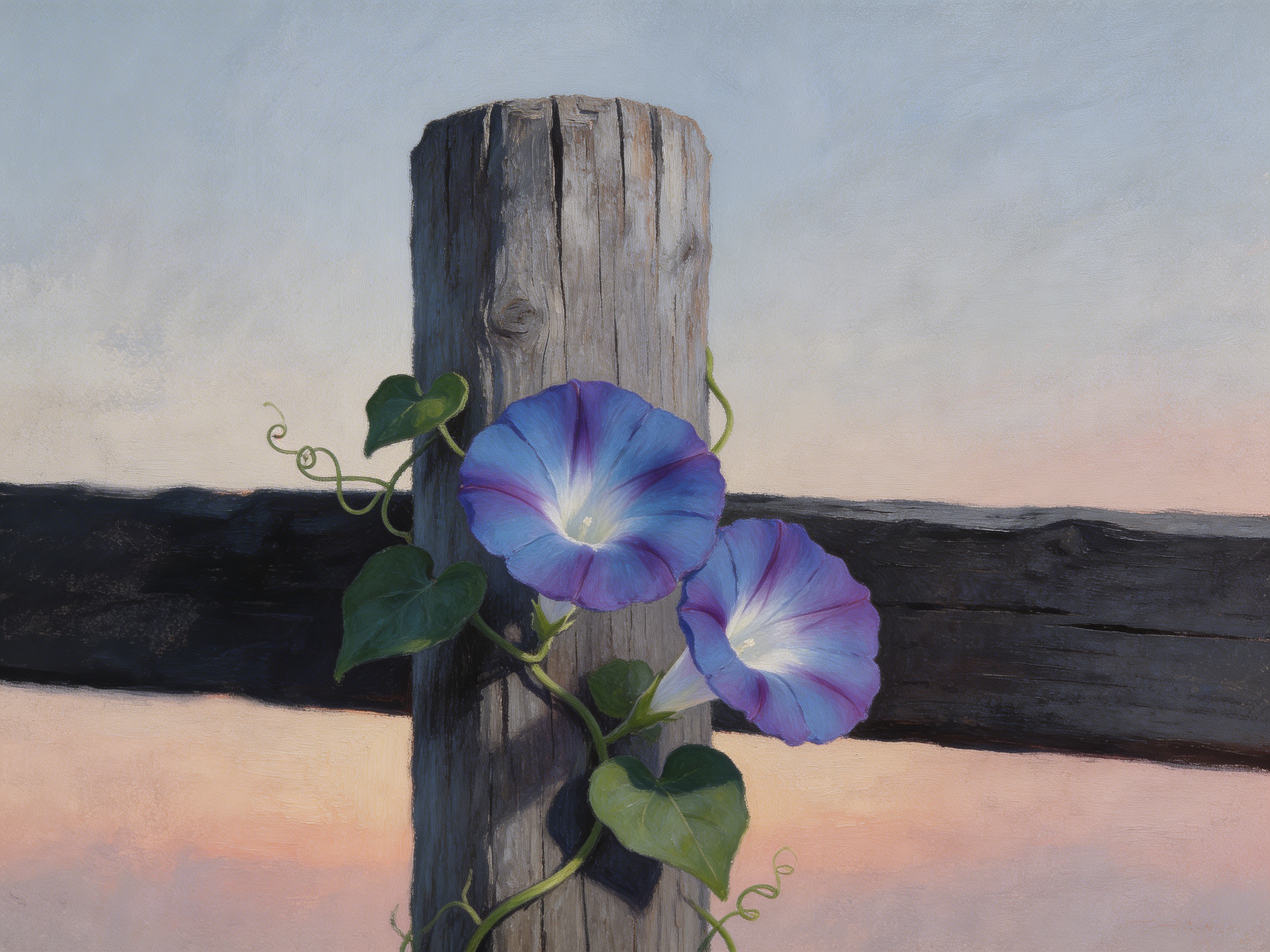 Morning Glory Blooms