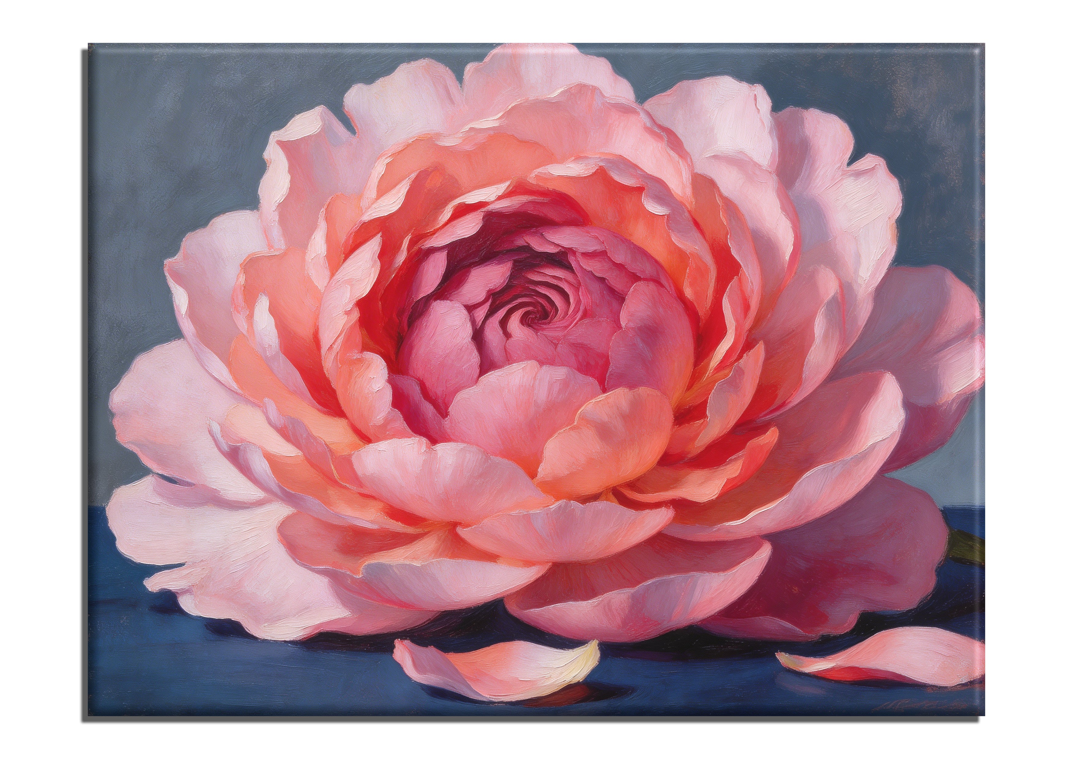 Pink Peony Portrait
