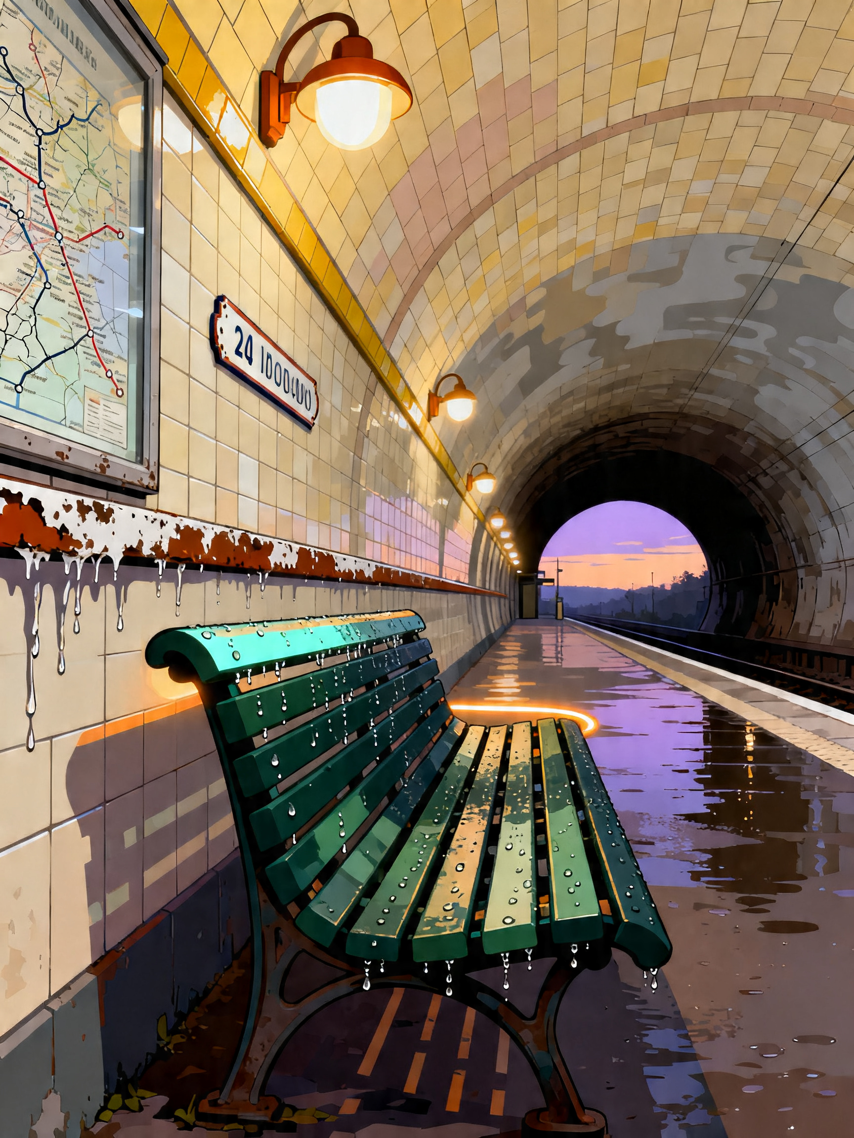 Platform Solitude painting