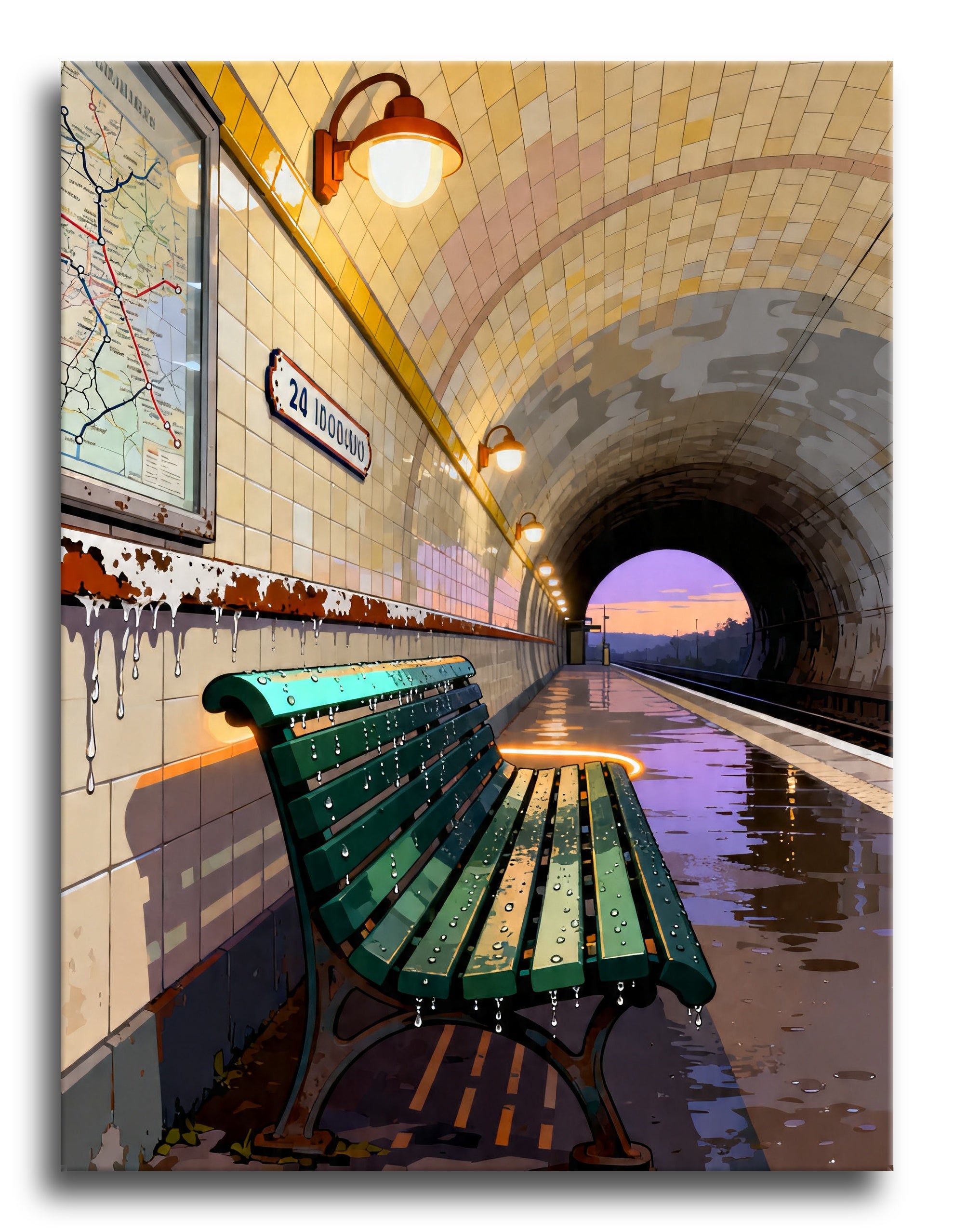 Platform Solitude framed preview
