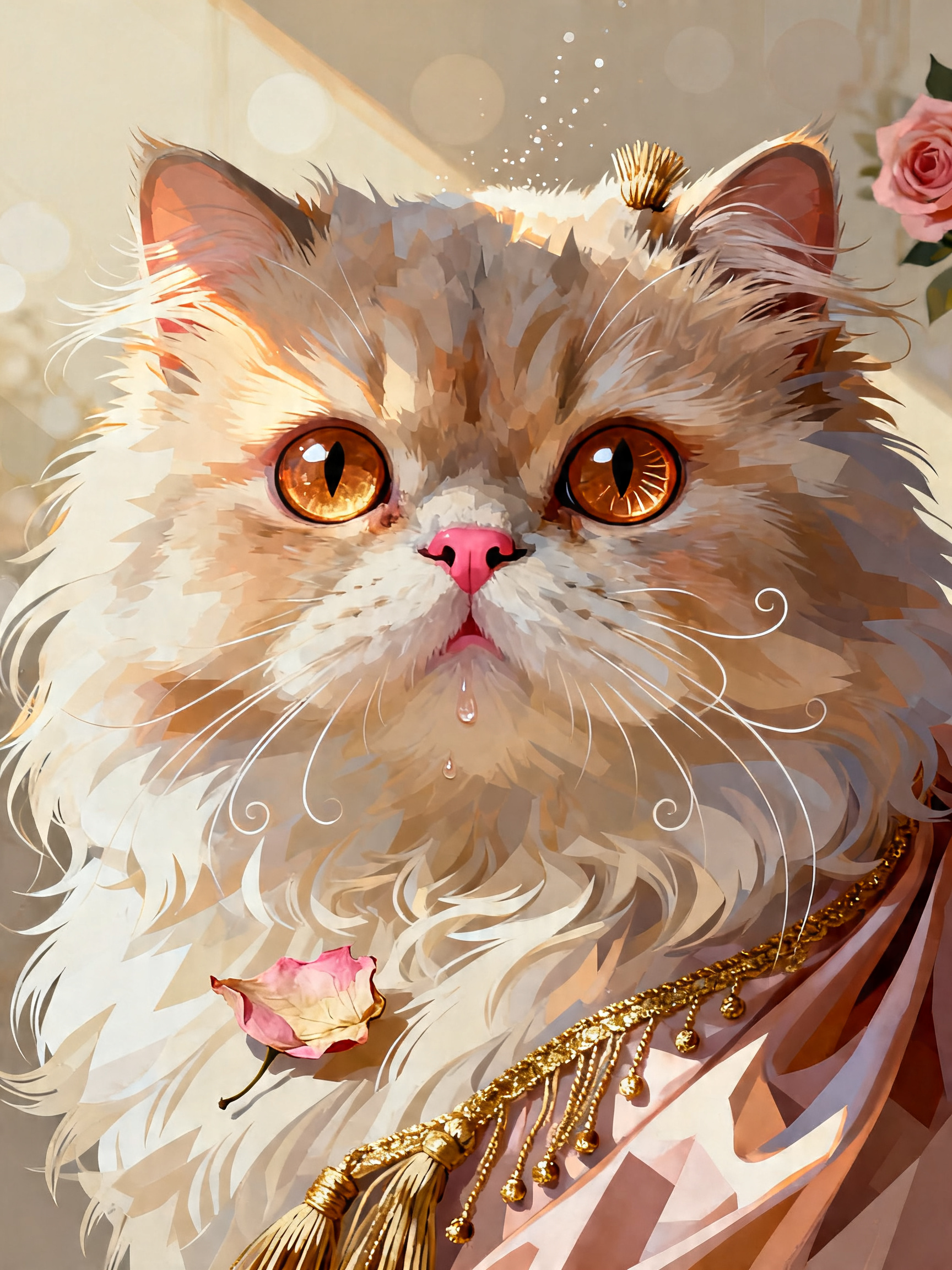 Regal Persian painting