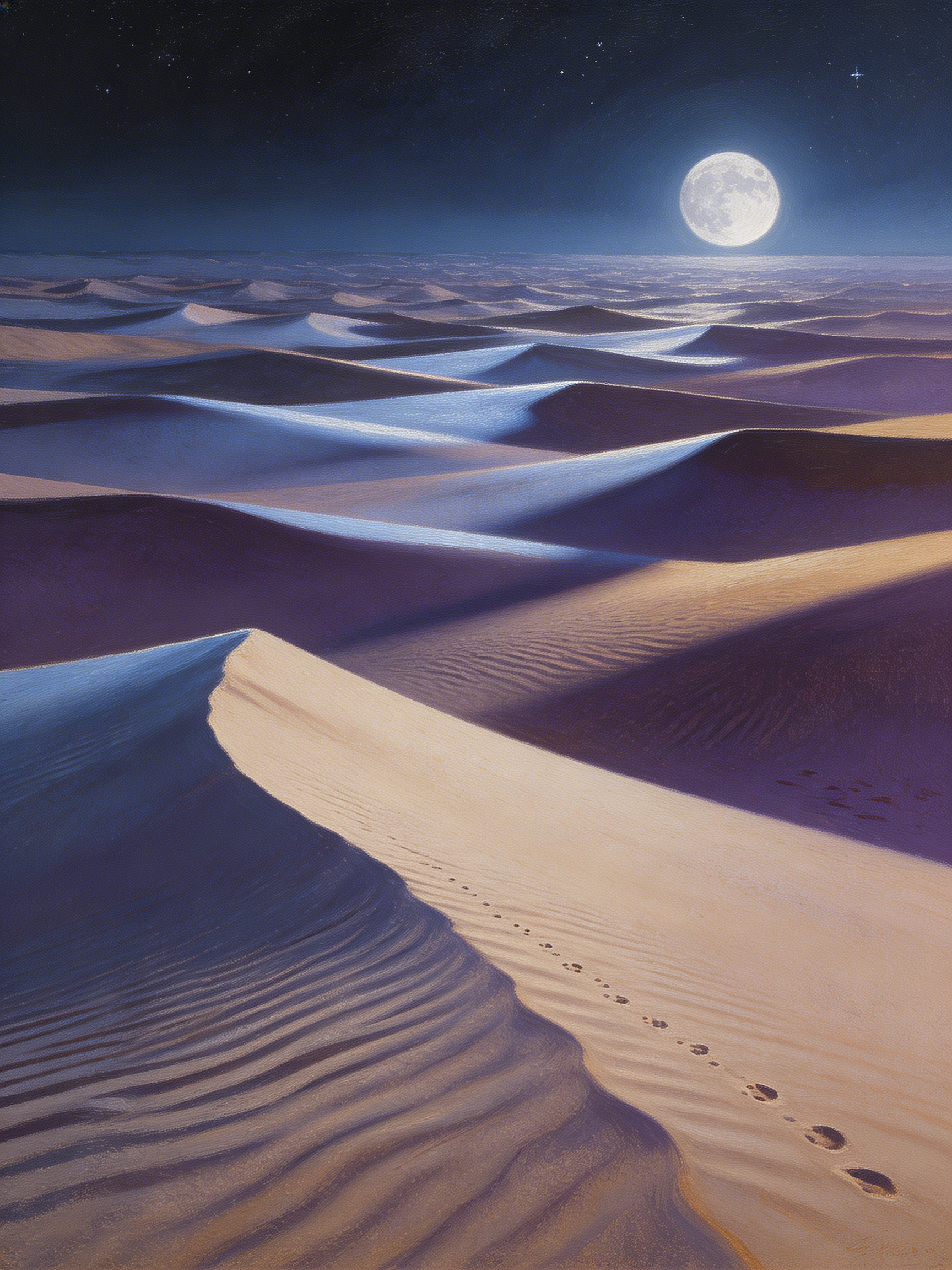 Saharan Sand Dunes