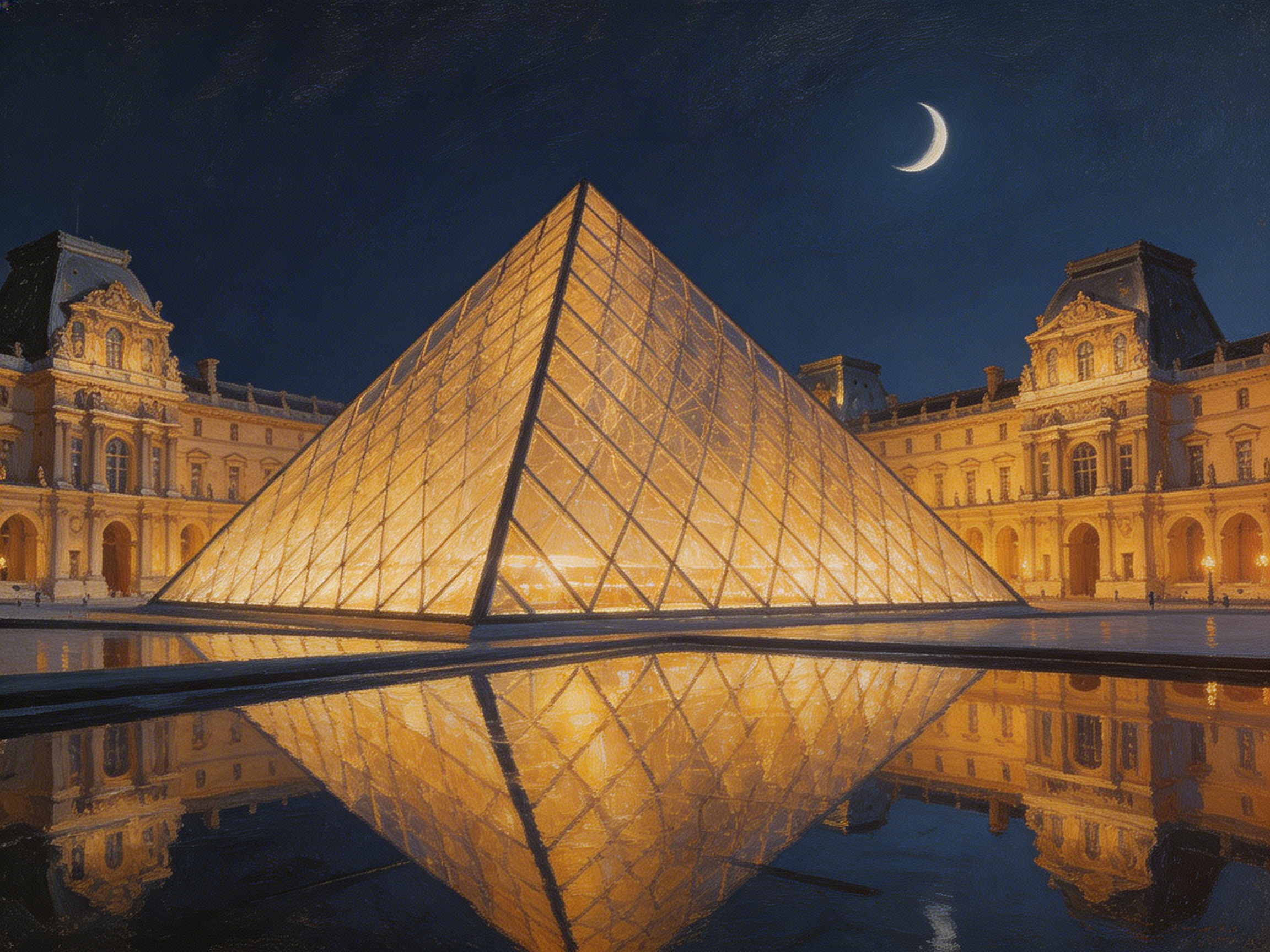 The Glass Pyramid of the Louvre