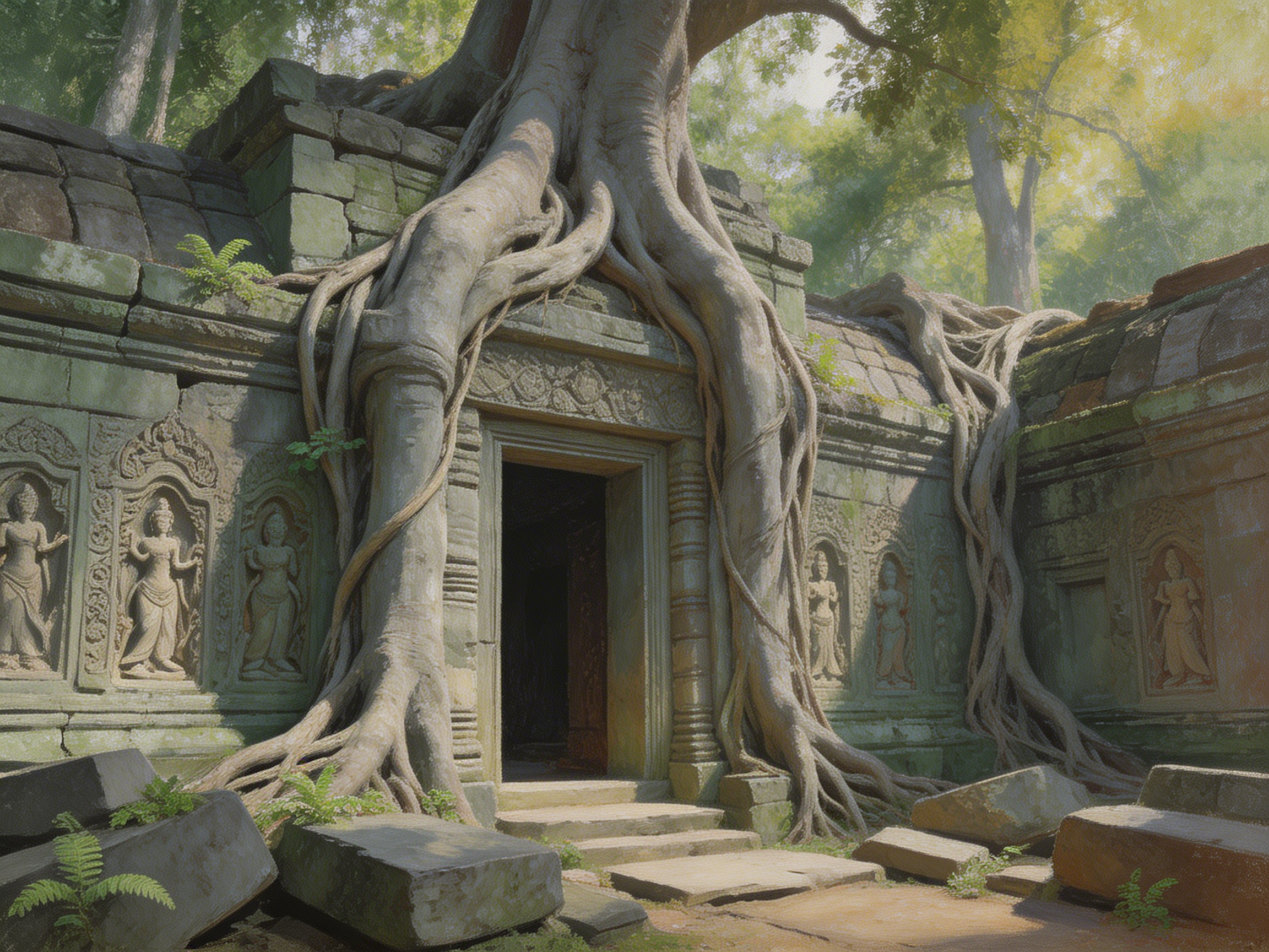 The Ruins of Ta Prohm Angkor