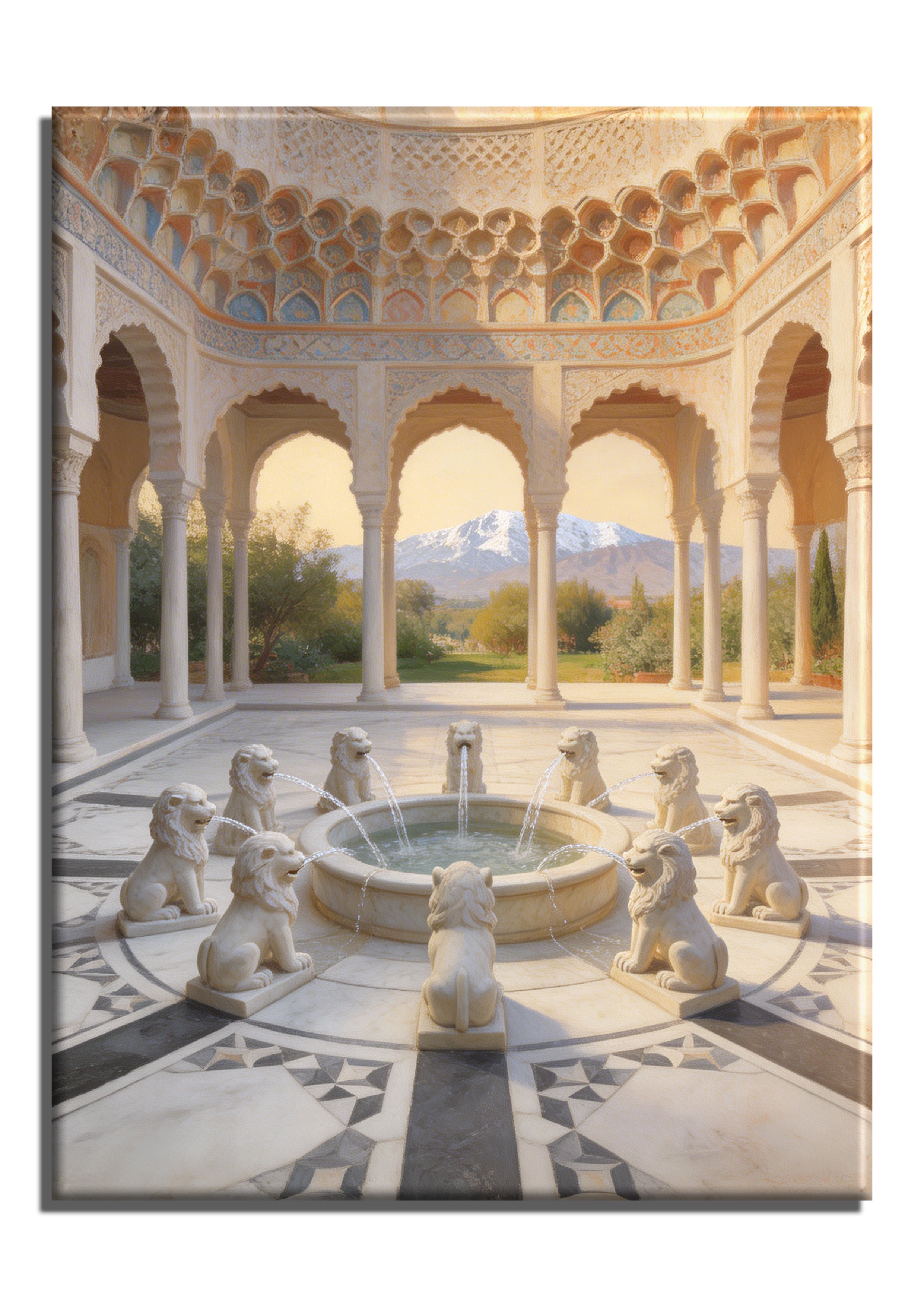 The Court of the Lions in Granada's Alhambra
