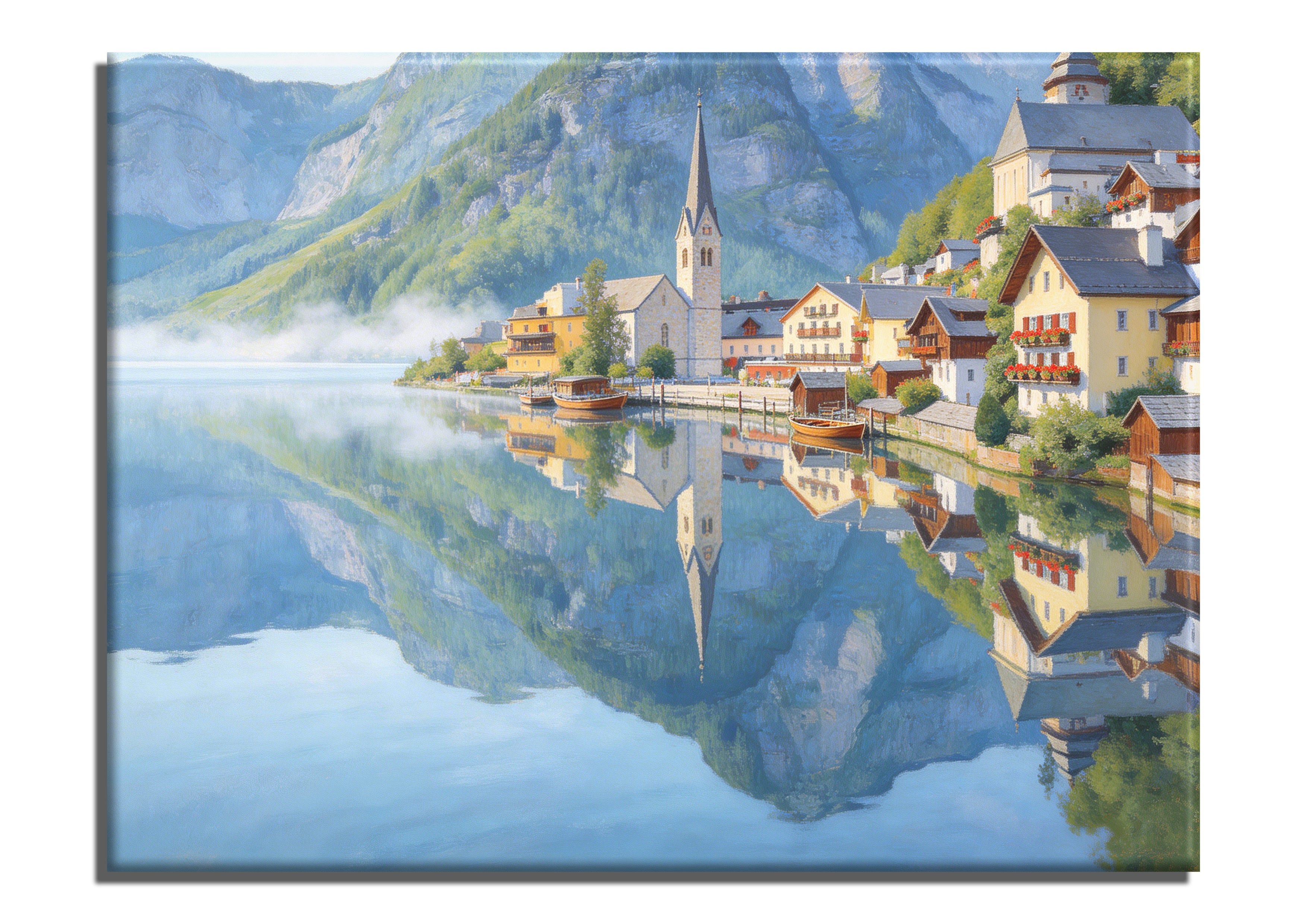 The Lakeside Village of Hallstatt in Austria