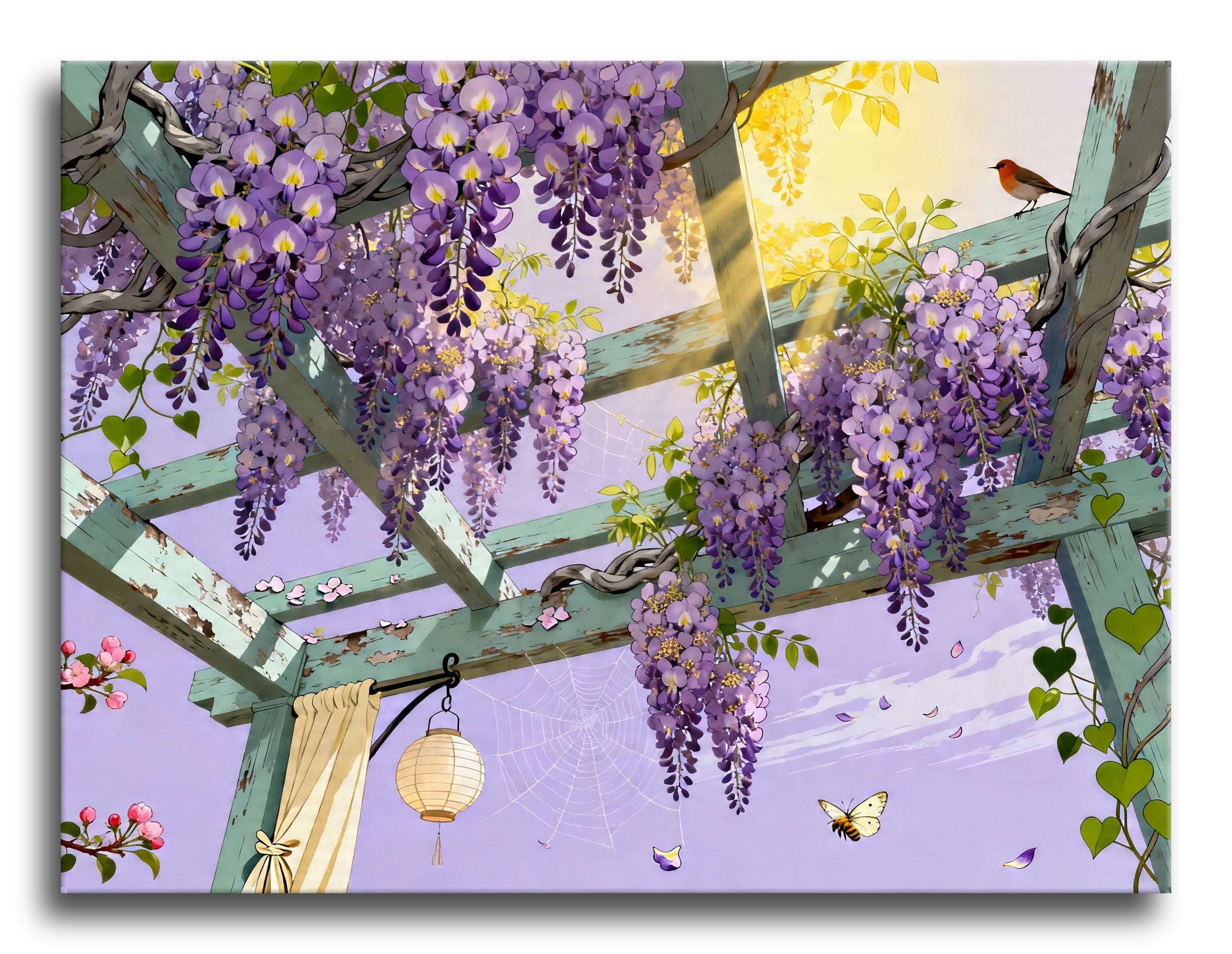 Wisteria Pergola Dream framed preview
