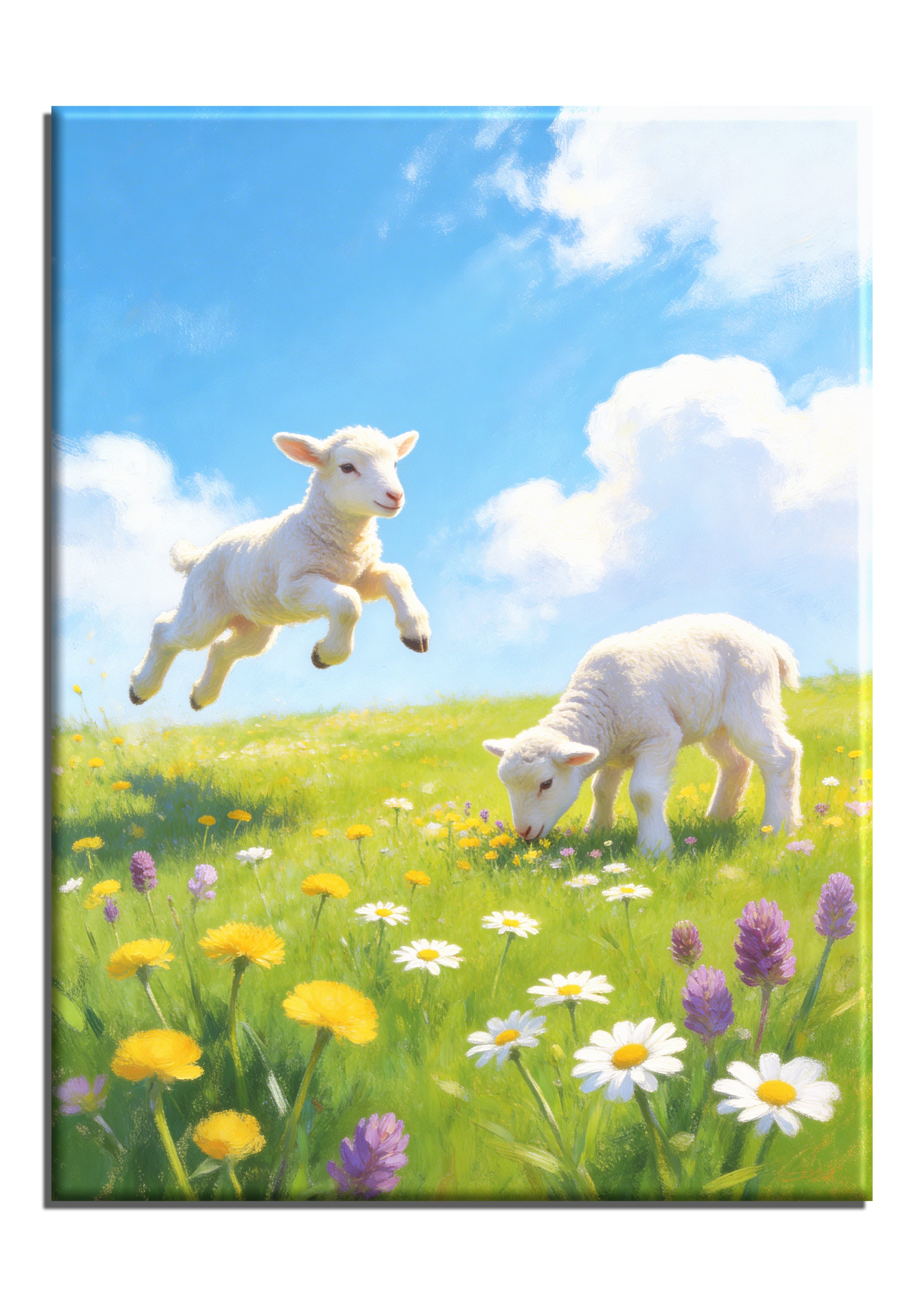 Young Spring Lambs