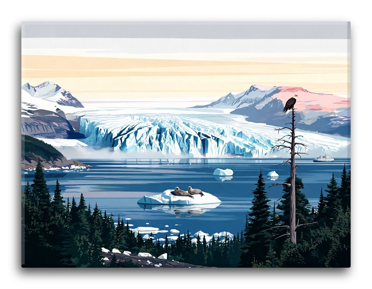 Alaska Bay Peaks - Escape by Numbers