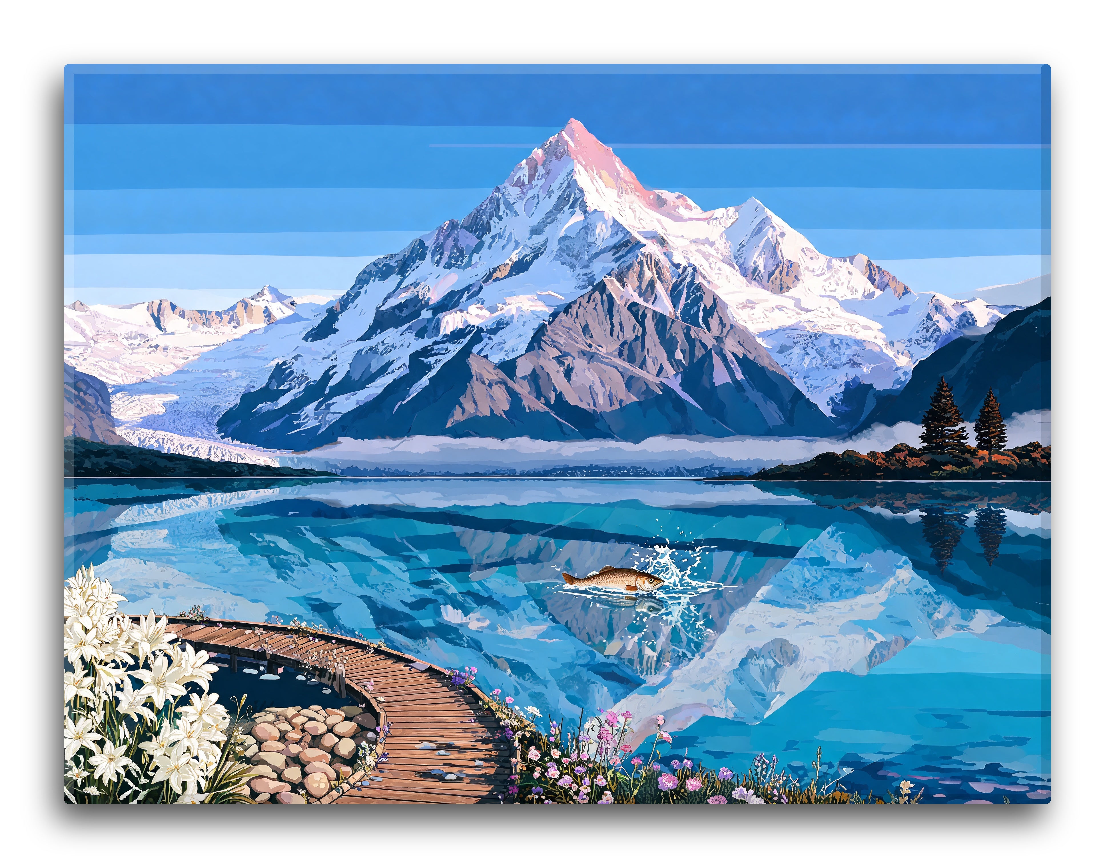 Alpine Lake Reflection