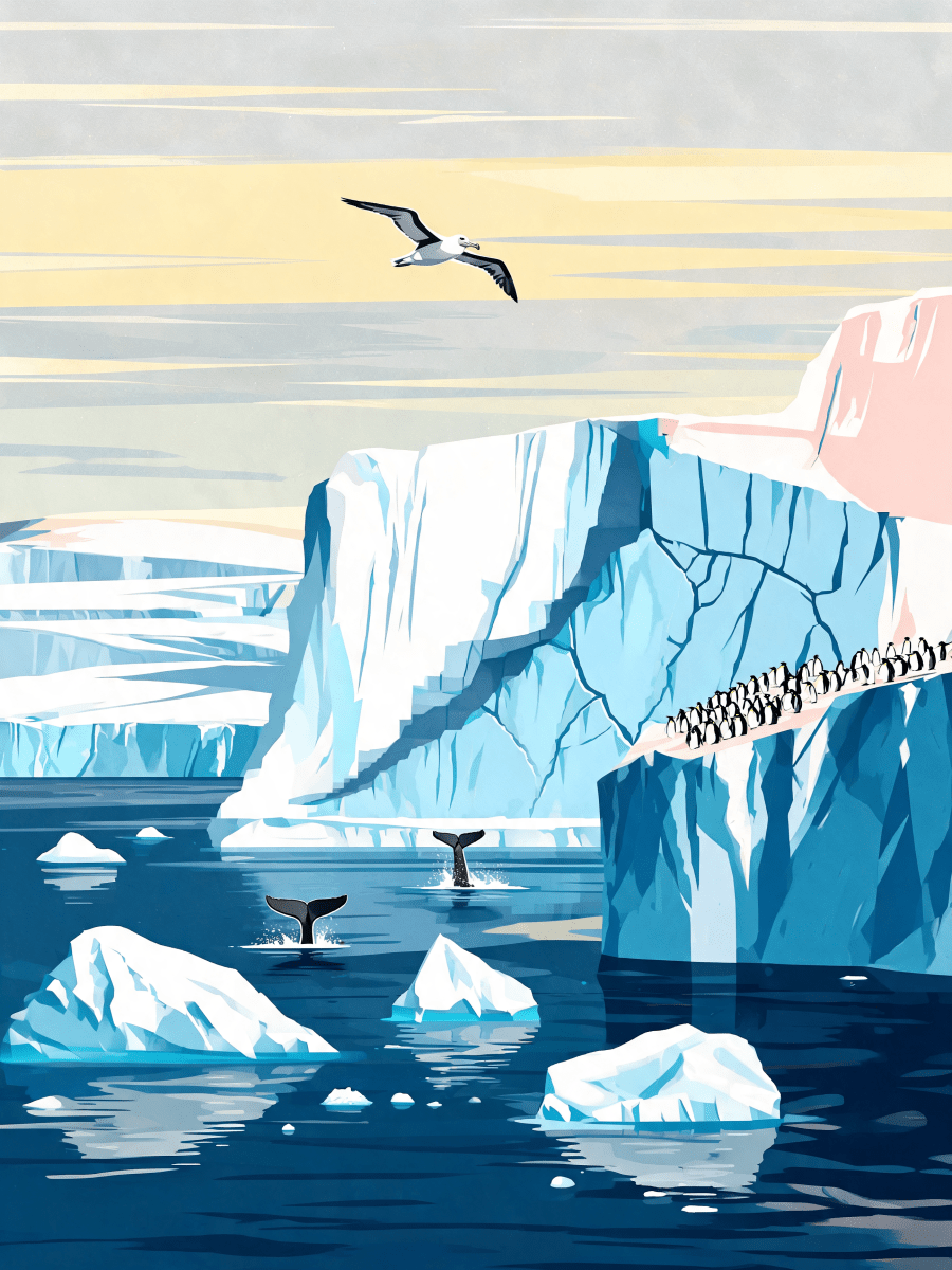Antarctic Ice Wall - Escape by Numbers