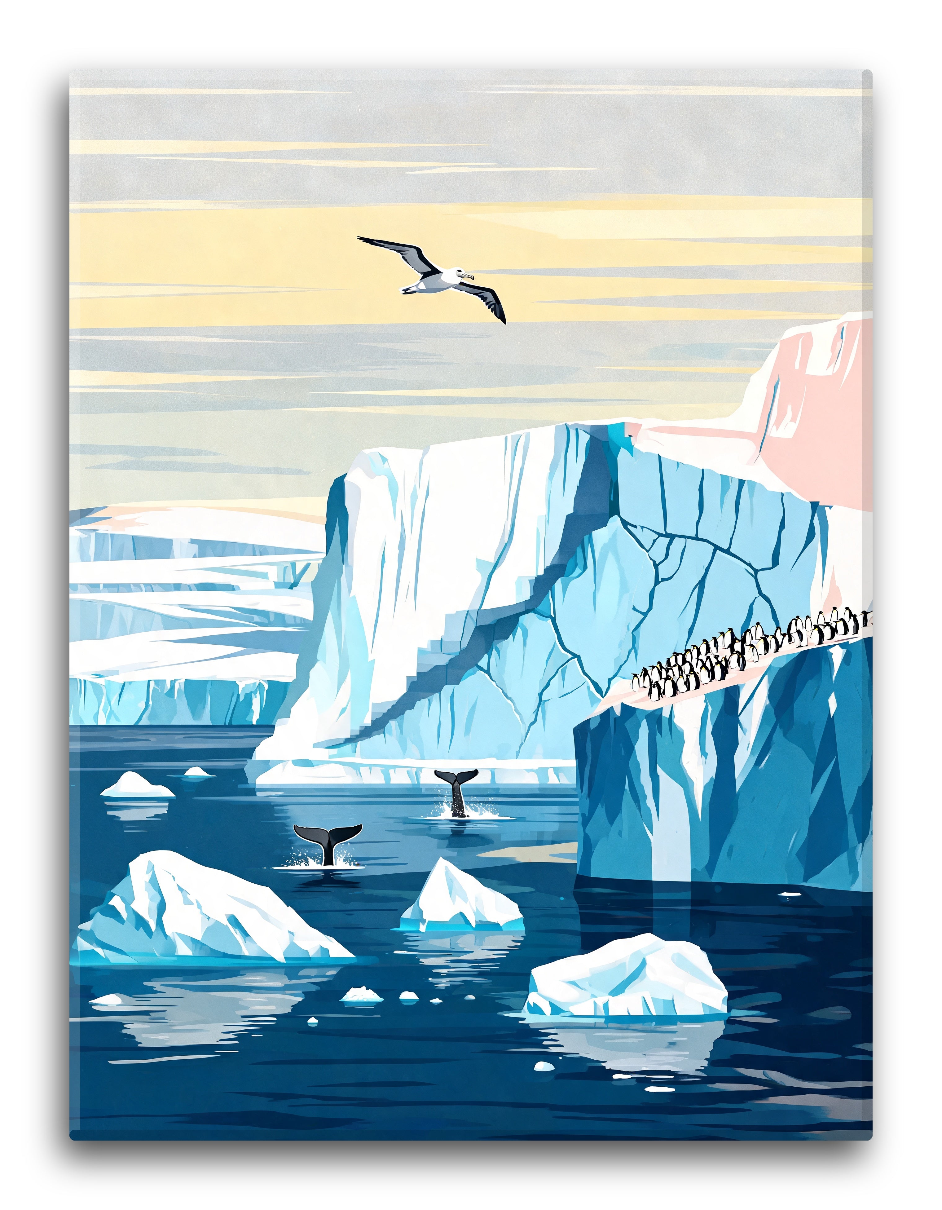 Antarctic Ice Wall