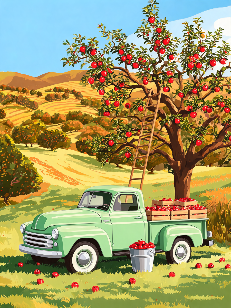 Apple Orchard Pickup - Escape by Numbers