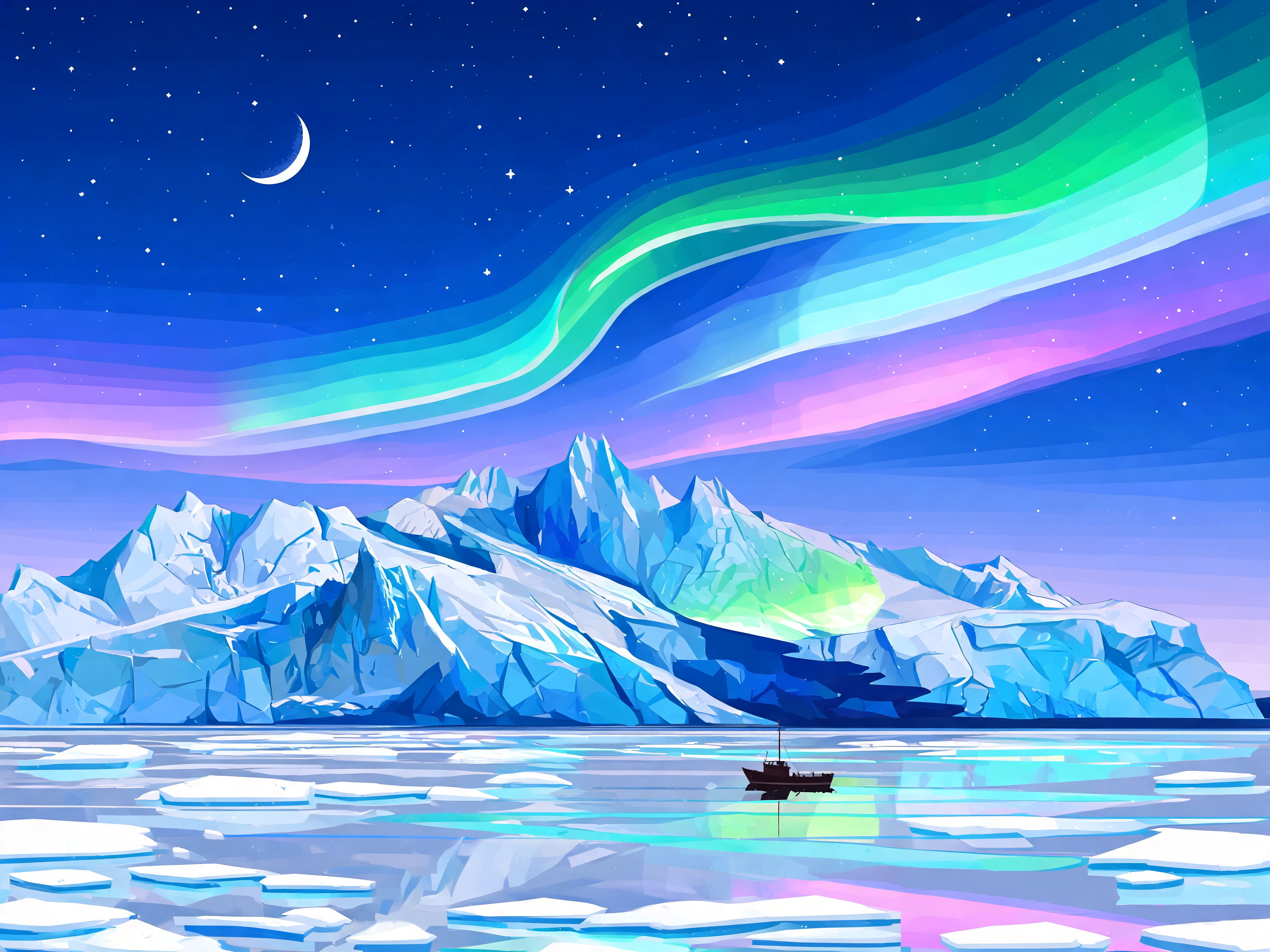 Aurora Glacier Sweep