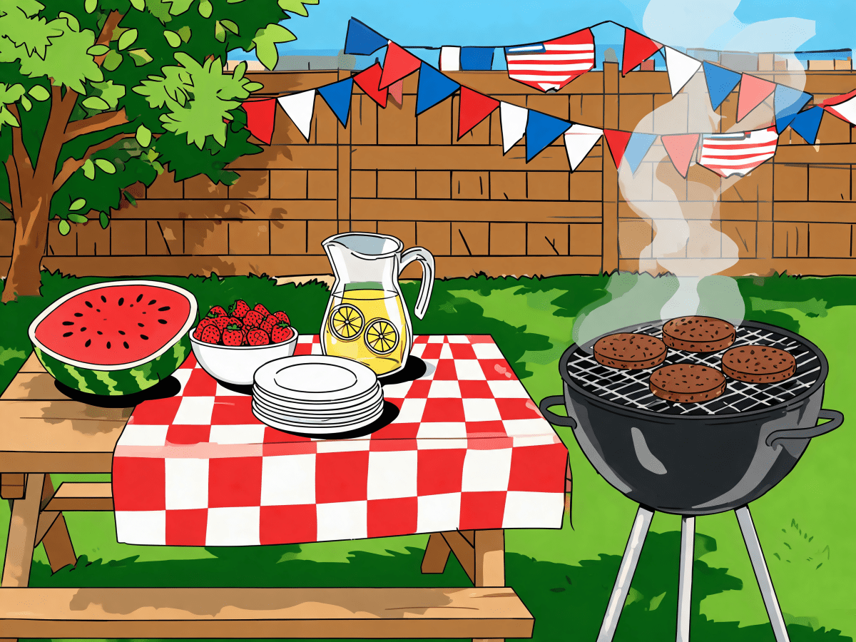 Backyard Summer Cookout - Escape by Numbers