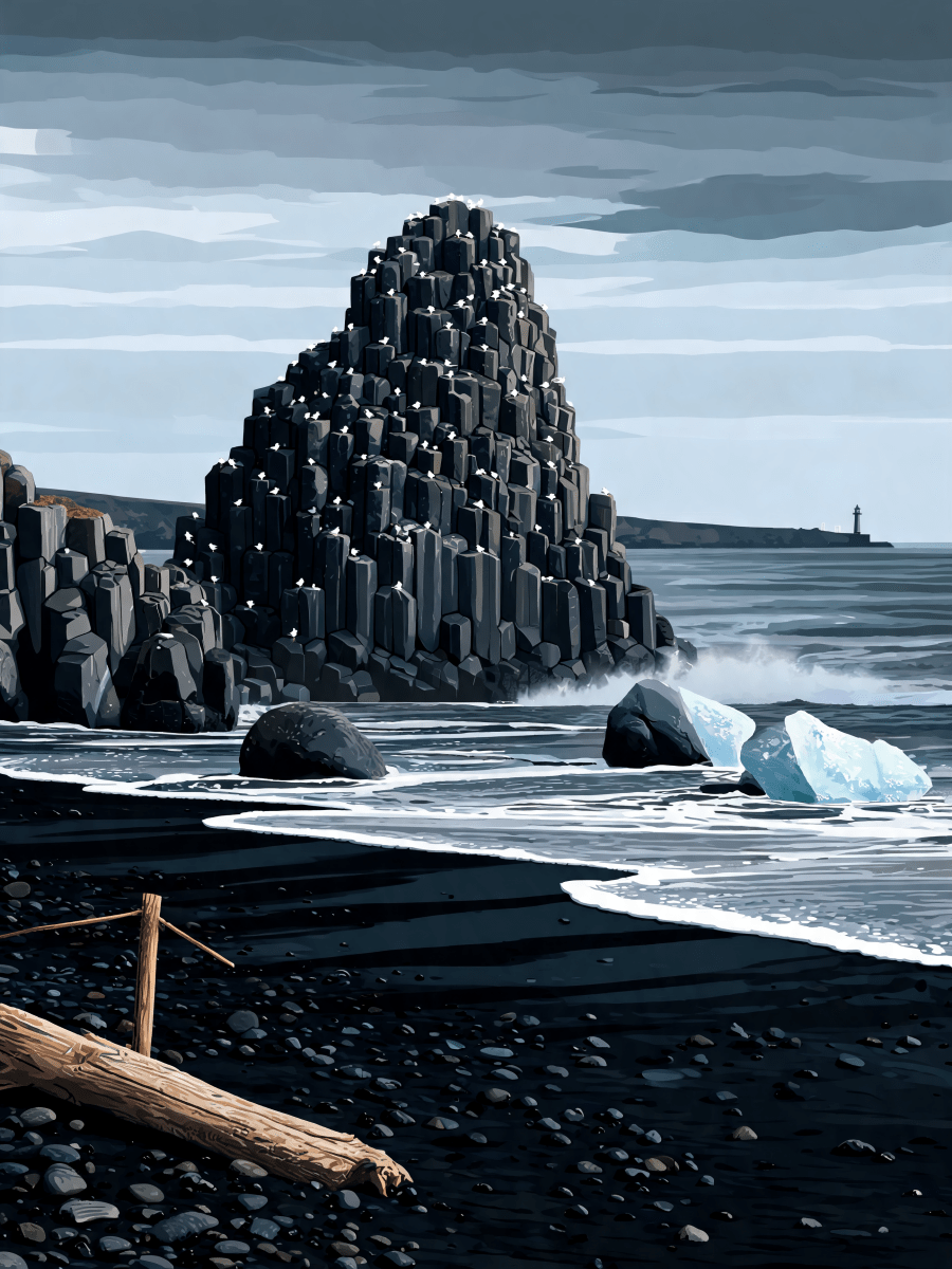 Basalt Column Coast - Escape by Numbers