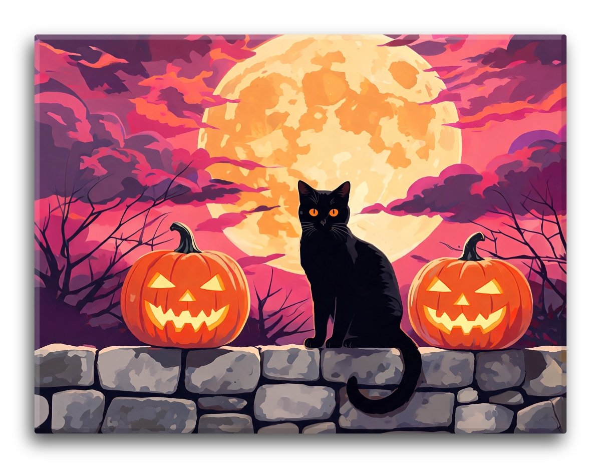 Black Cat Moonrise - Escape by Numbers