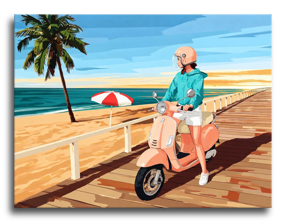 Boardwalk Scooter Cruise - Escape by Numbers