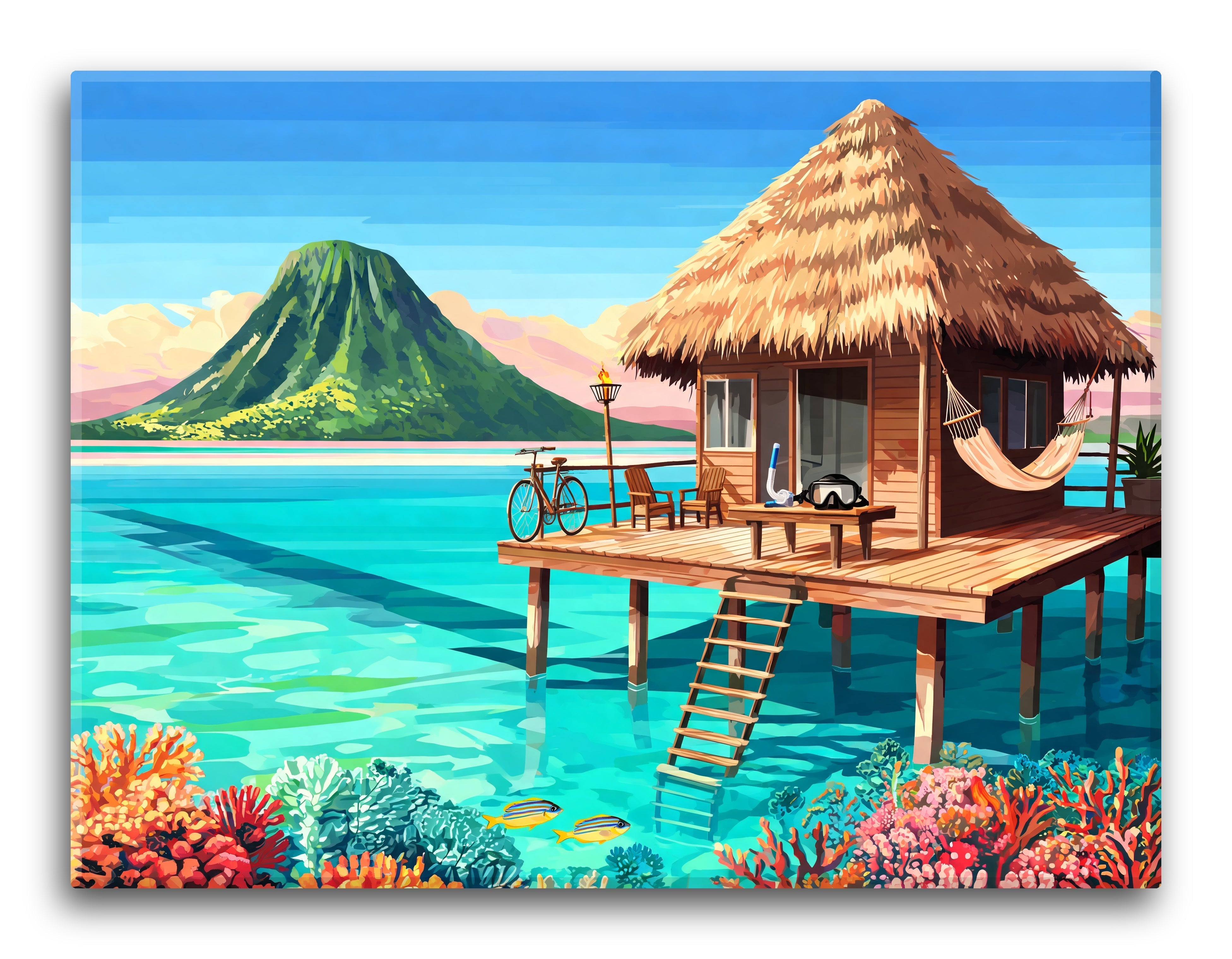 Bora Lagoon Volcano