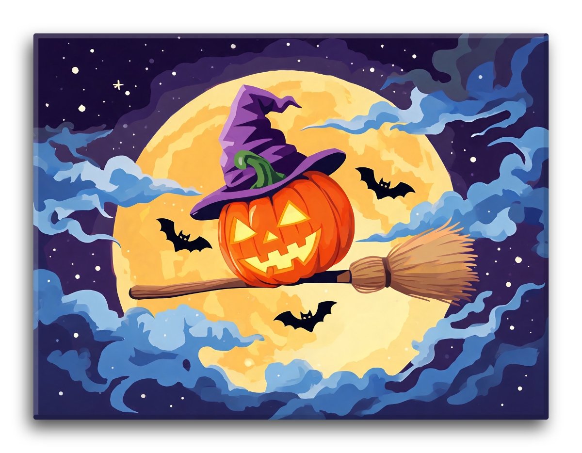 Broomstick Pumpkin - Escape by Numbers