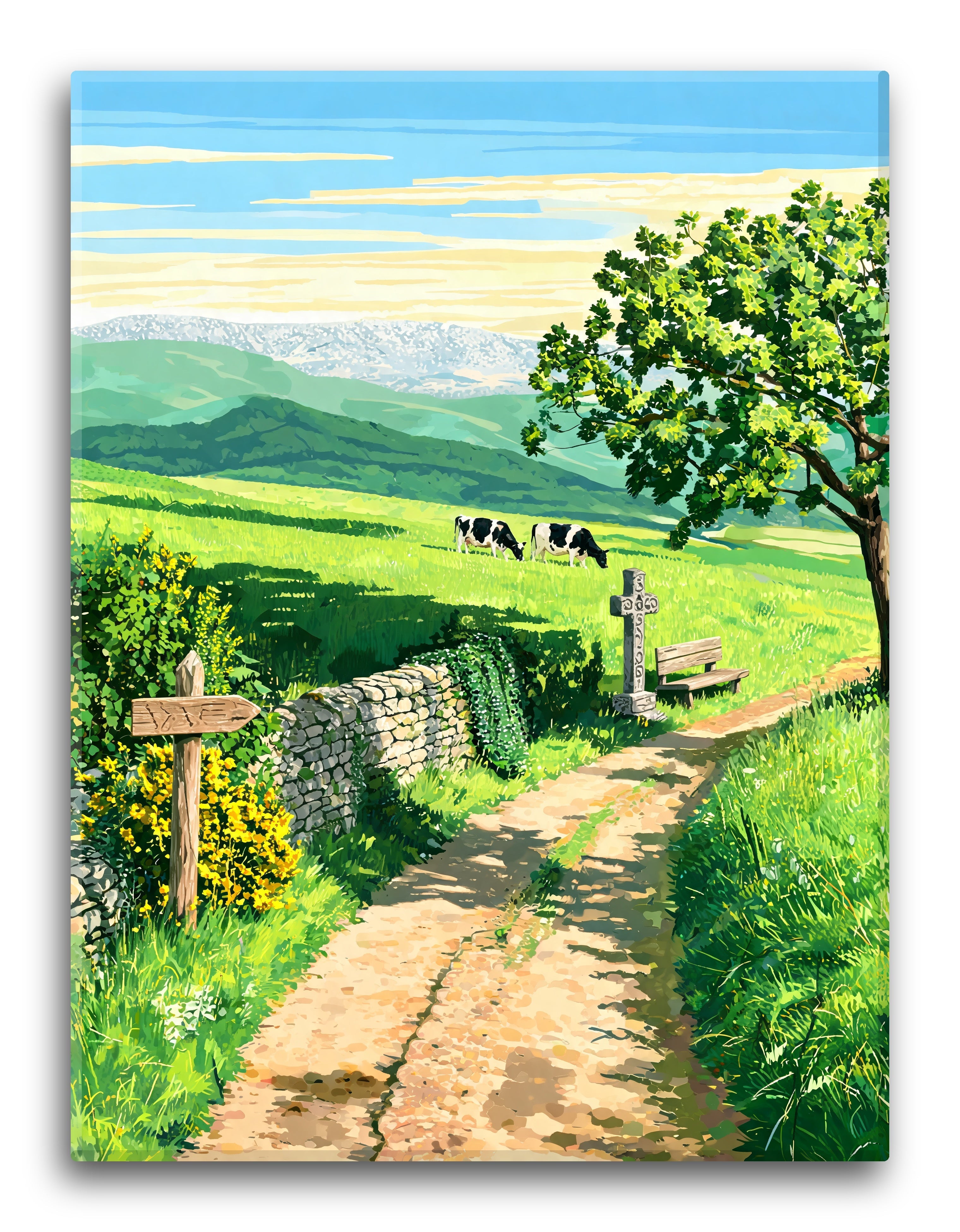 Camino Stone Walls