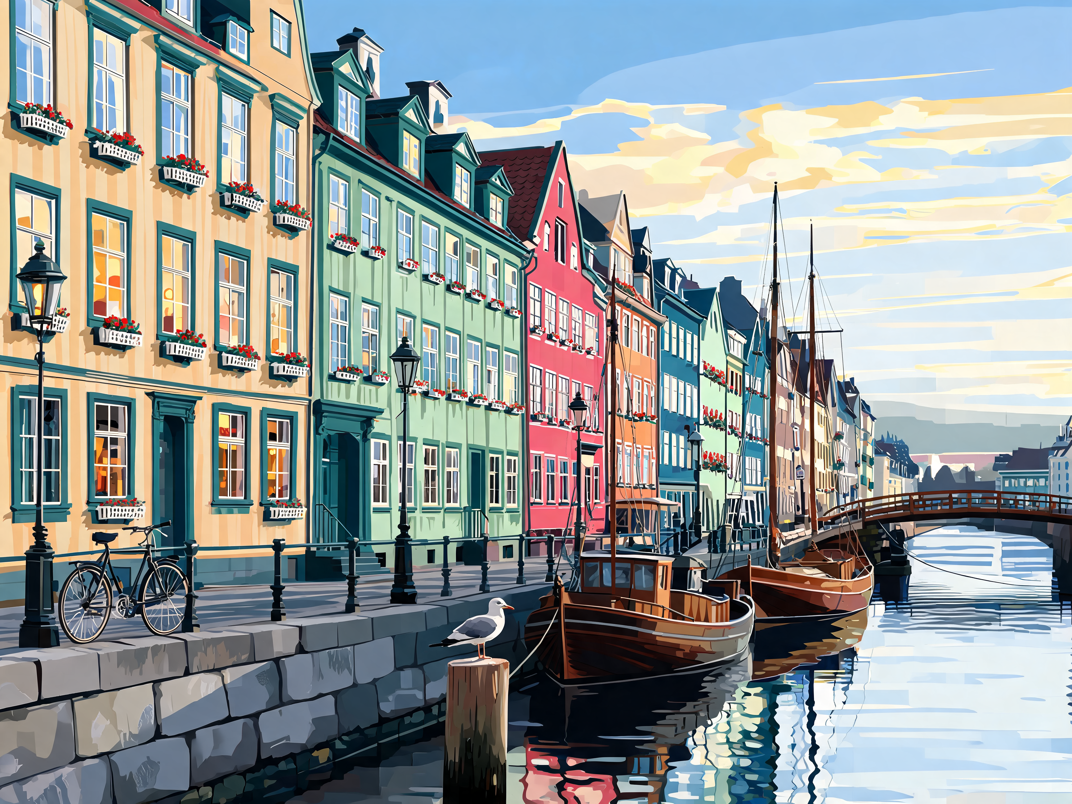 Canal Reflection Stockholm
