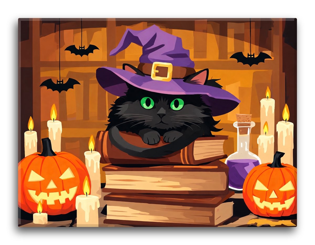 Candlelit Cat - Escape by Numbers
