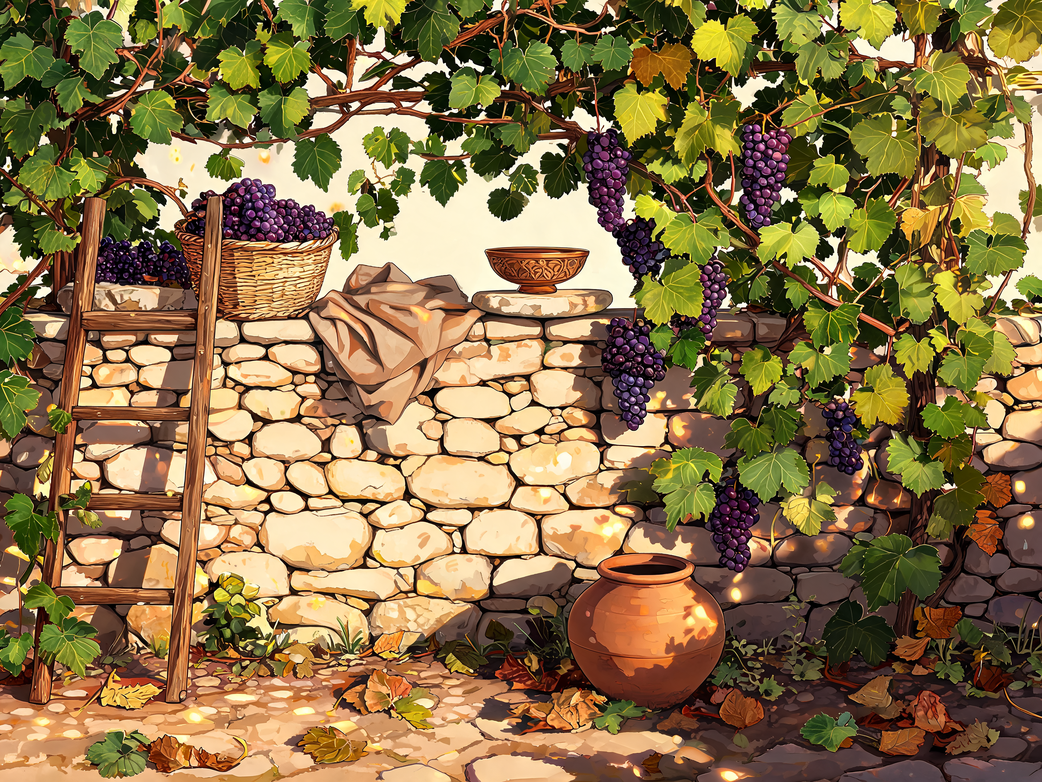 Cascading Purple Vine