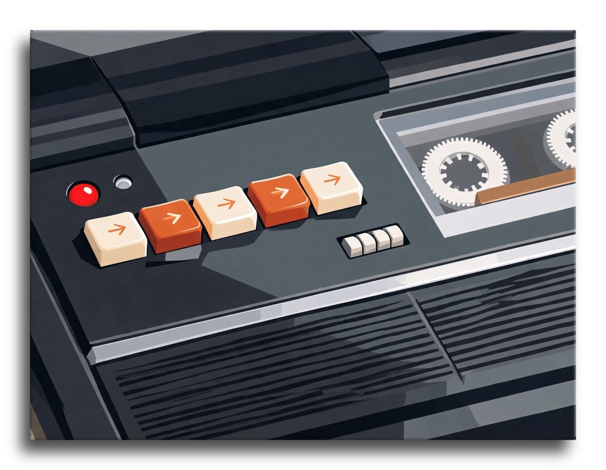 Cassette Console Closeup - Escape by Numbers