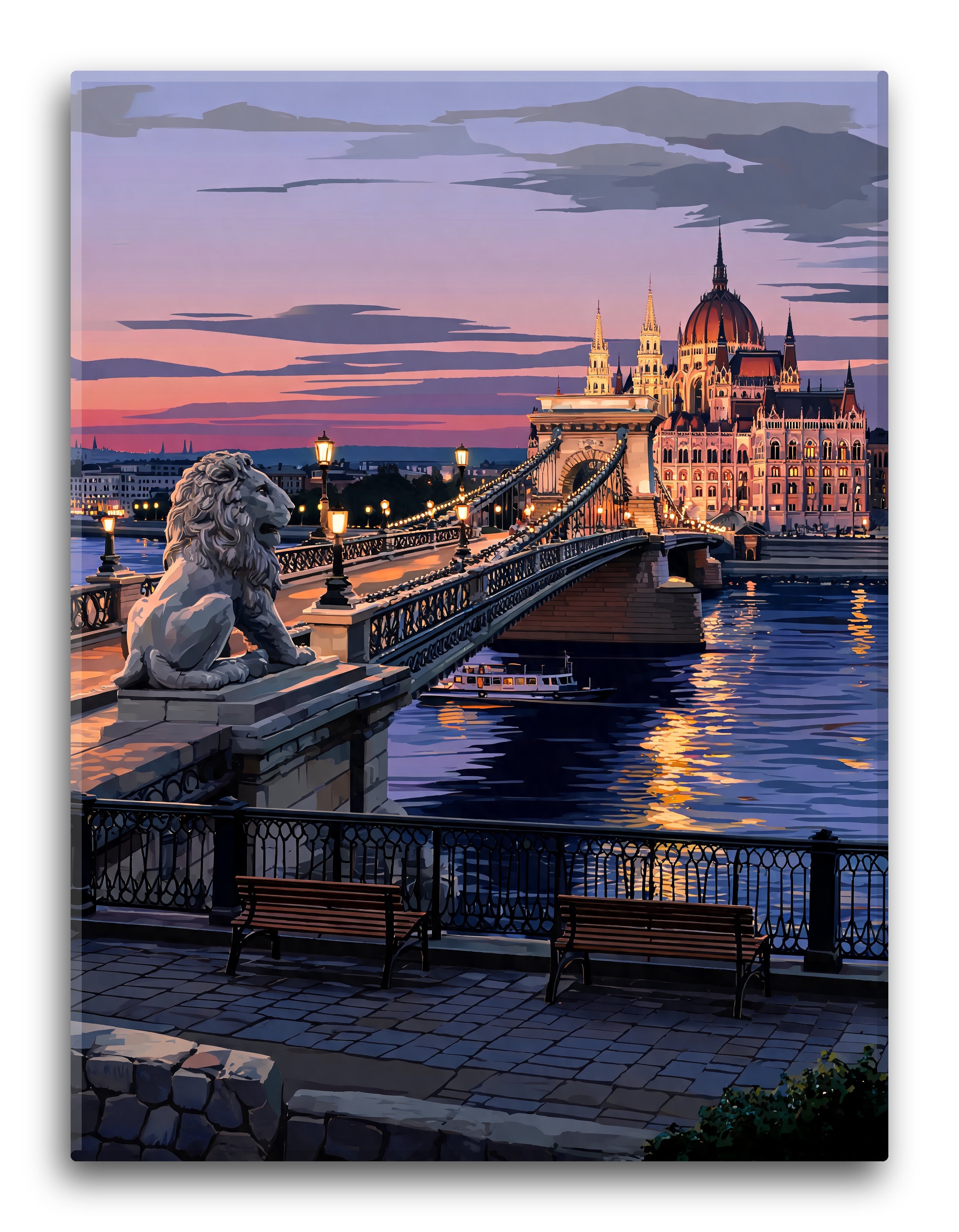 Chain Bridge Lanterns