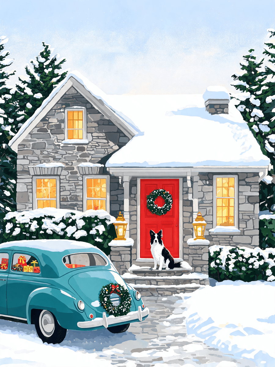 Christmas Door Homecoming - Escape by Numbers