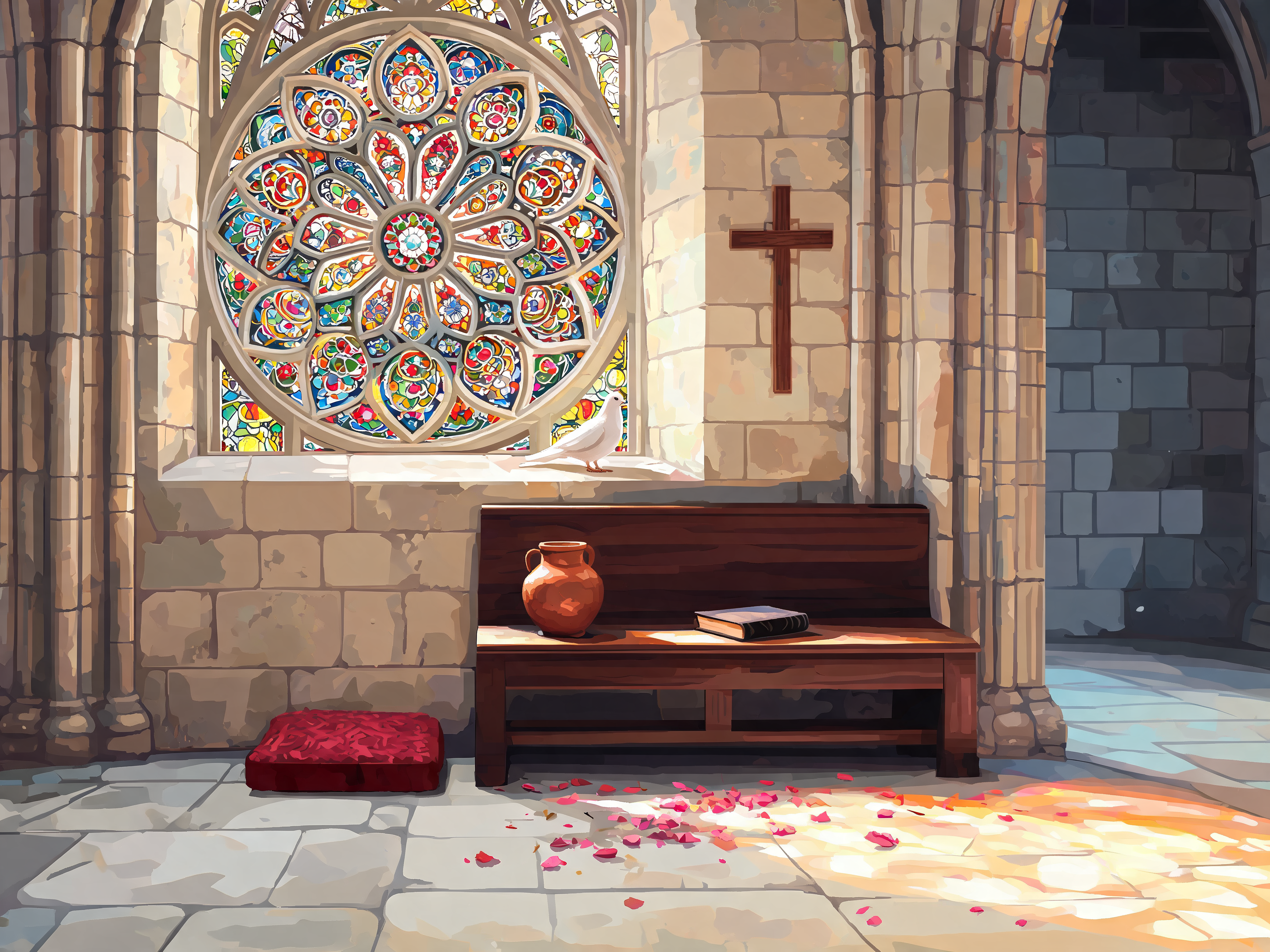 Circular Stained Glass