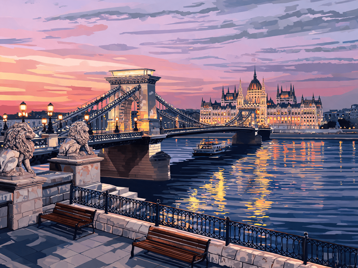 Danube Twilight Parliament - Escape by Numbers