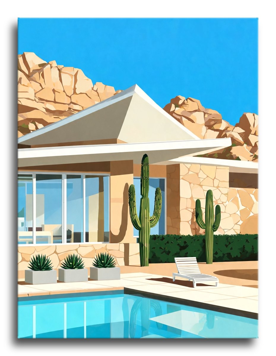 Desert Pool Modern - Escape by Numbers