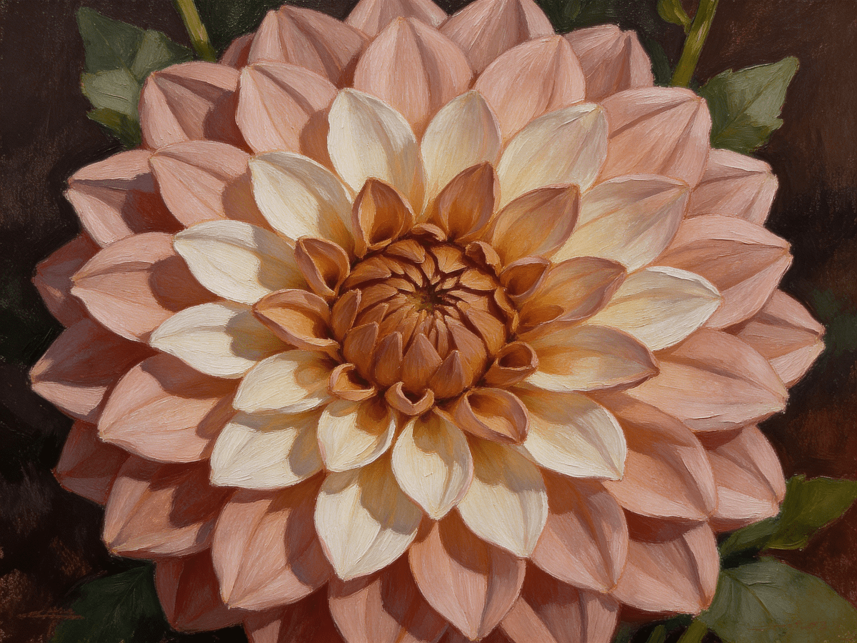 Dinner Plate Dahlia - Escape by Numbers