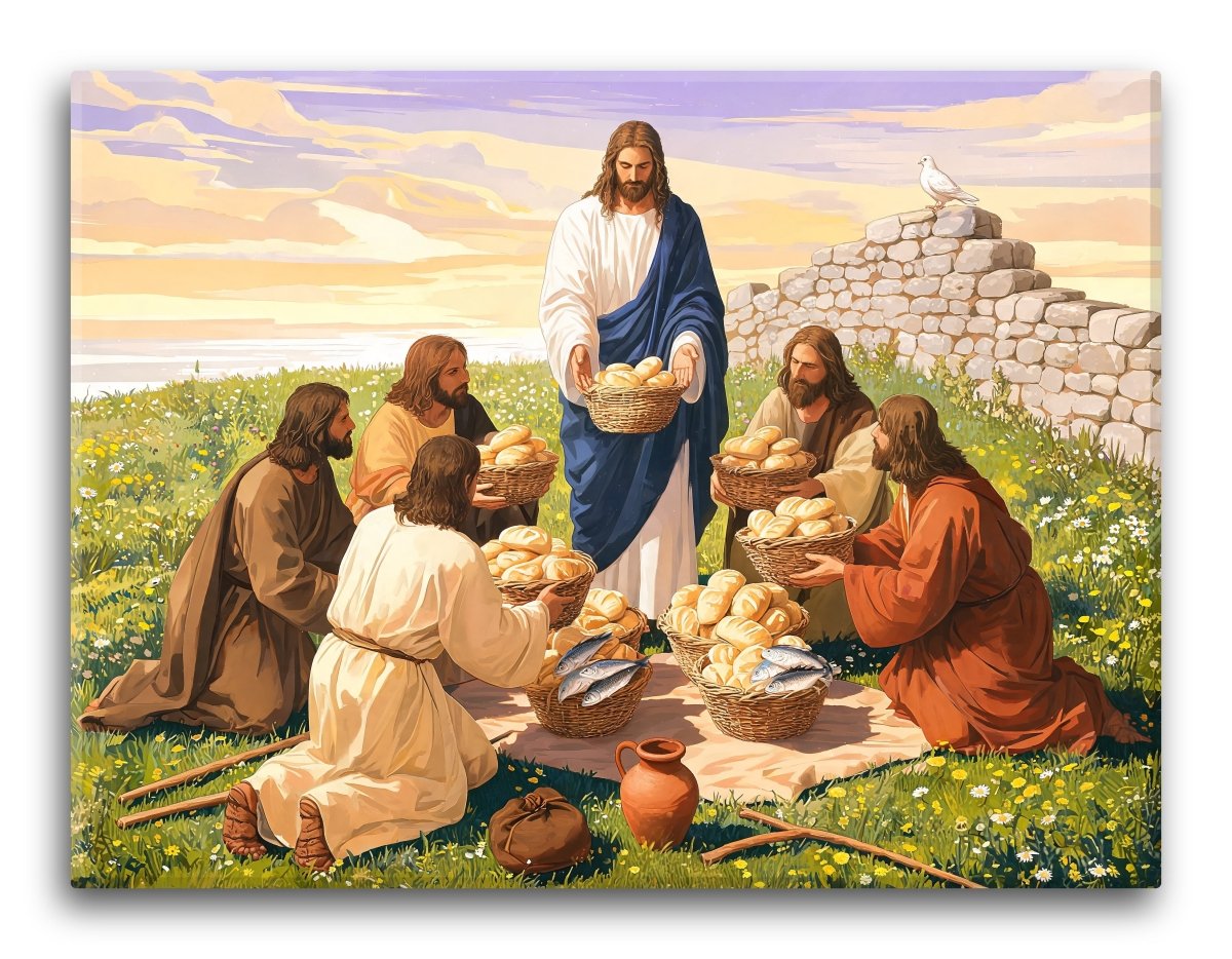 Disciples Receiving Baskets - Escape by Numbers